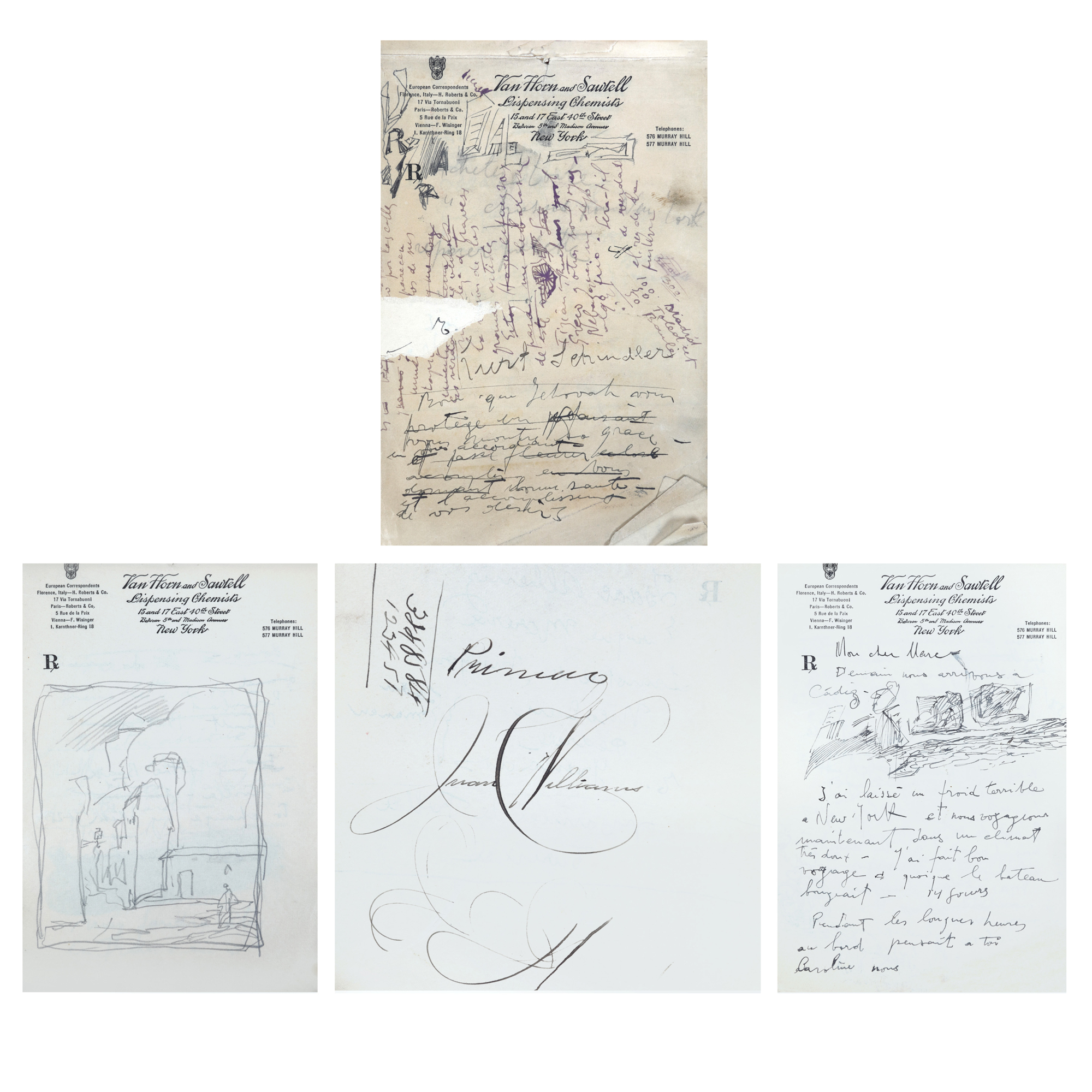 Carnet de însemnări, impresii de călătorie, ciorne de scrisori, i-a aparținut pictorului Samuel Mützner, provine din arhiva artistului