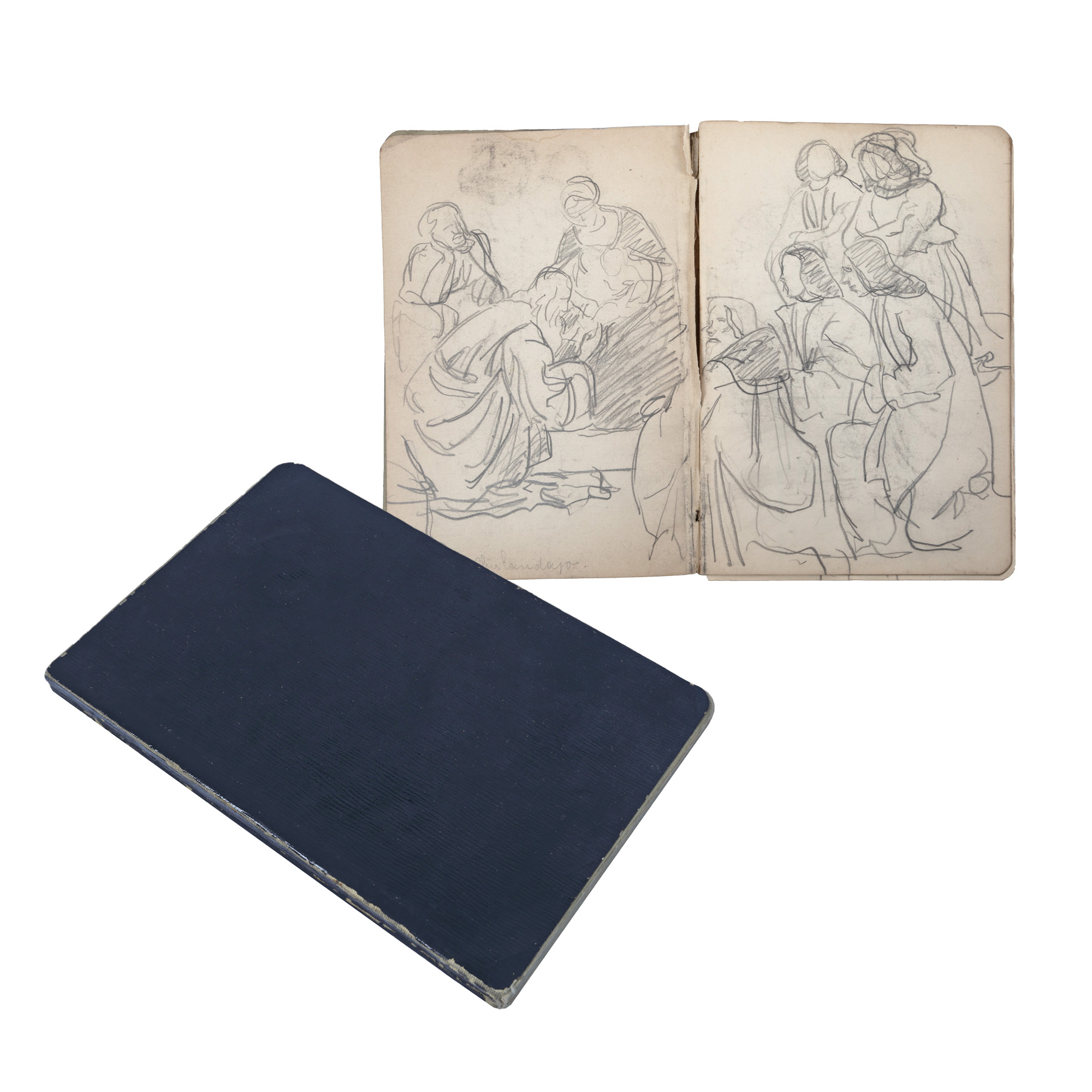 Complex caiet de schițe și însemnări din timpul șederii la Paris, i-a aparținut pictorului Samuel Mützner, provine din colecția Rodica Maniu și Samuel Mützner