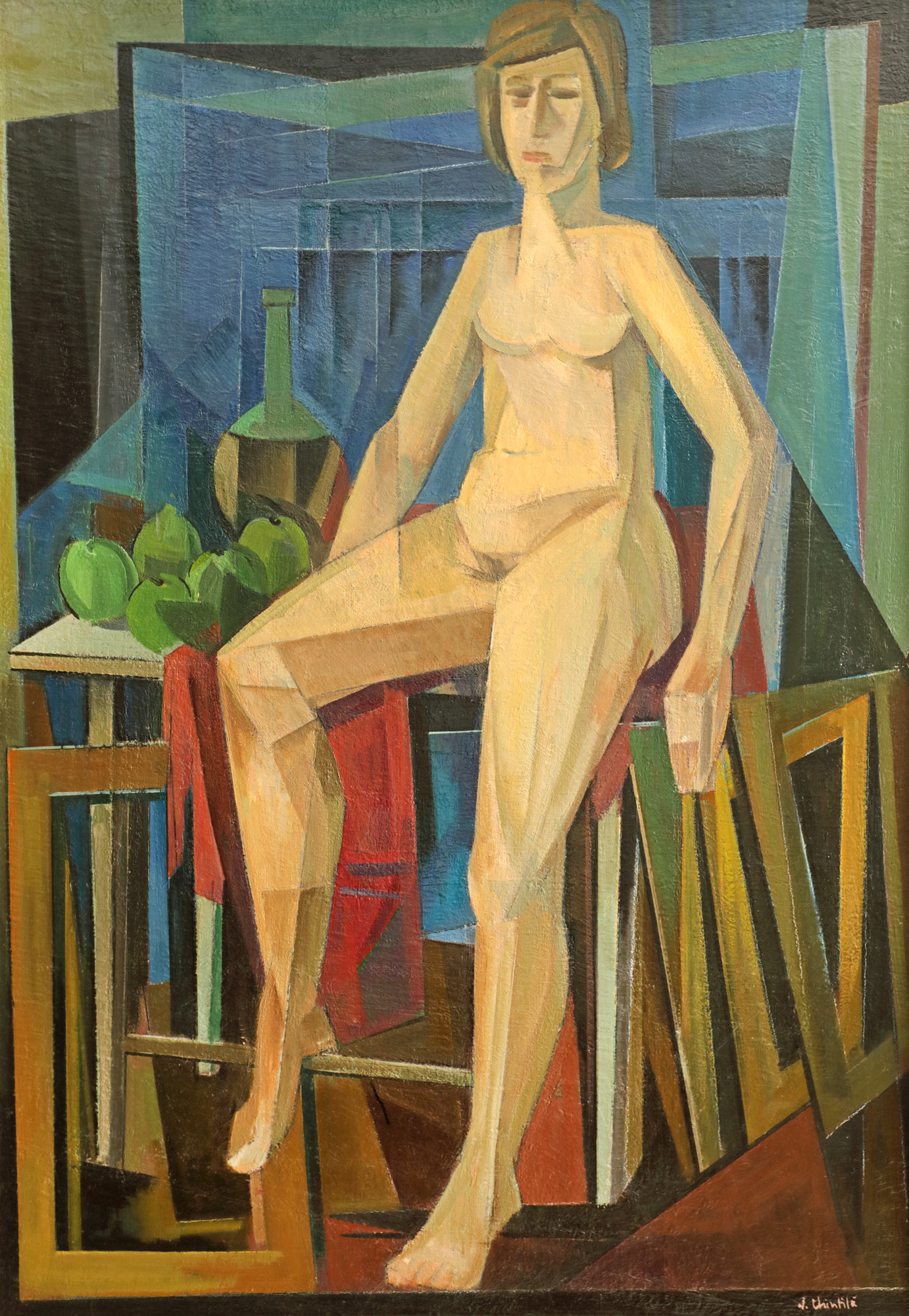 Nude in the Workshop