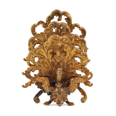 Suport de scrisori din bronz, reprezentând un grifon, începutul sec. XX