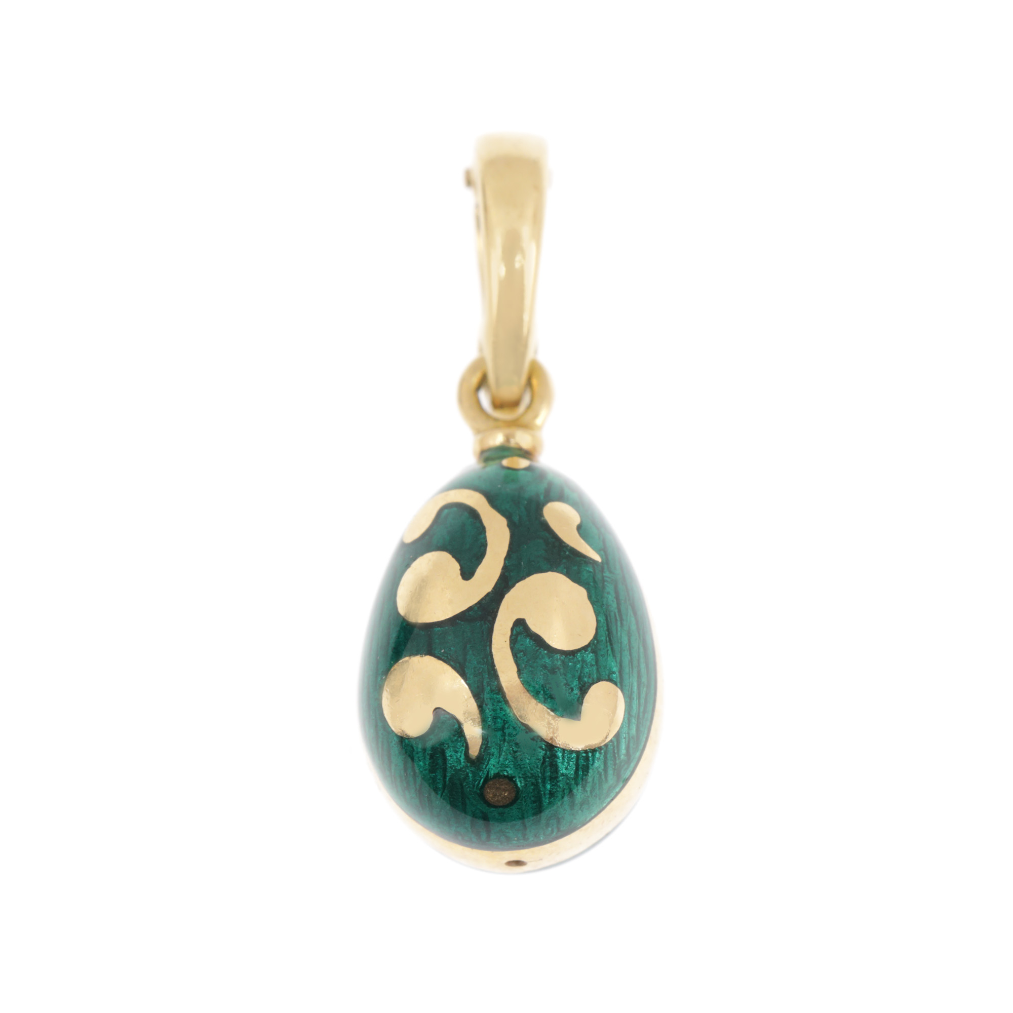 Fabergé gold pendant, decorated with enamel
