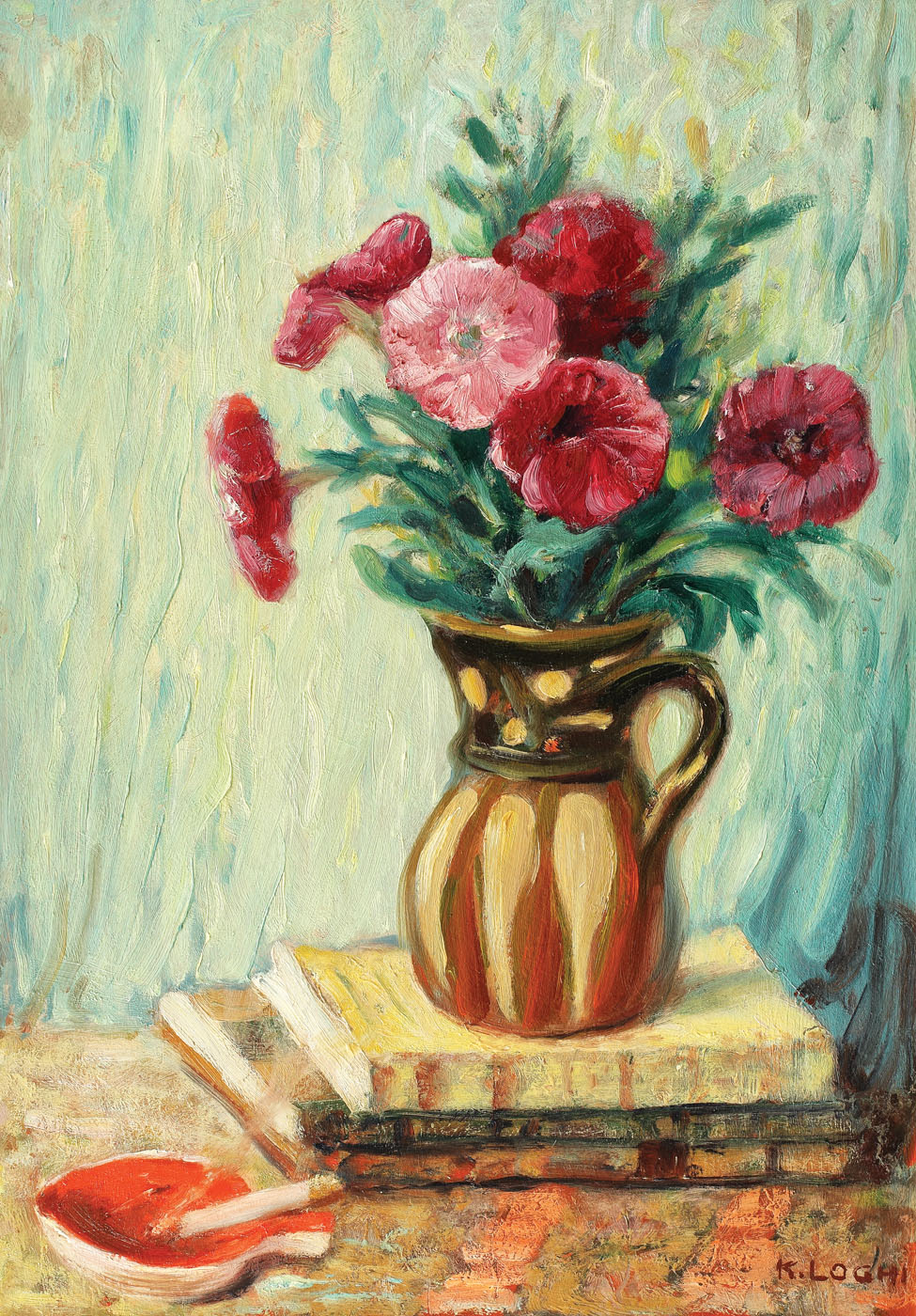 Pot with Imortelle