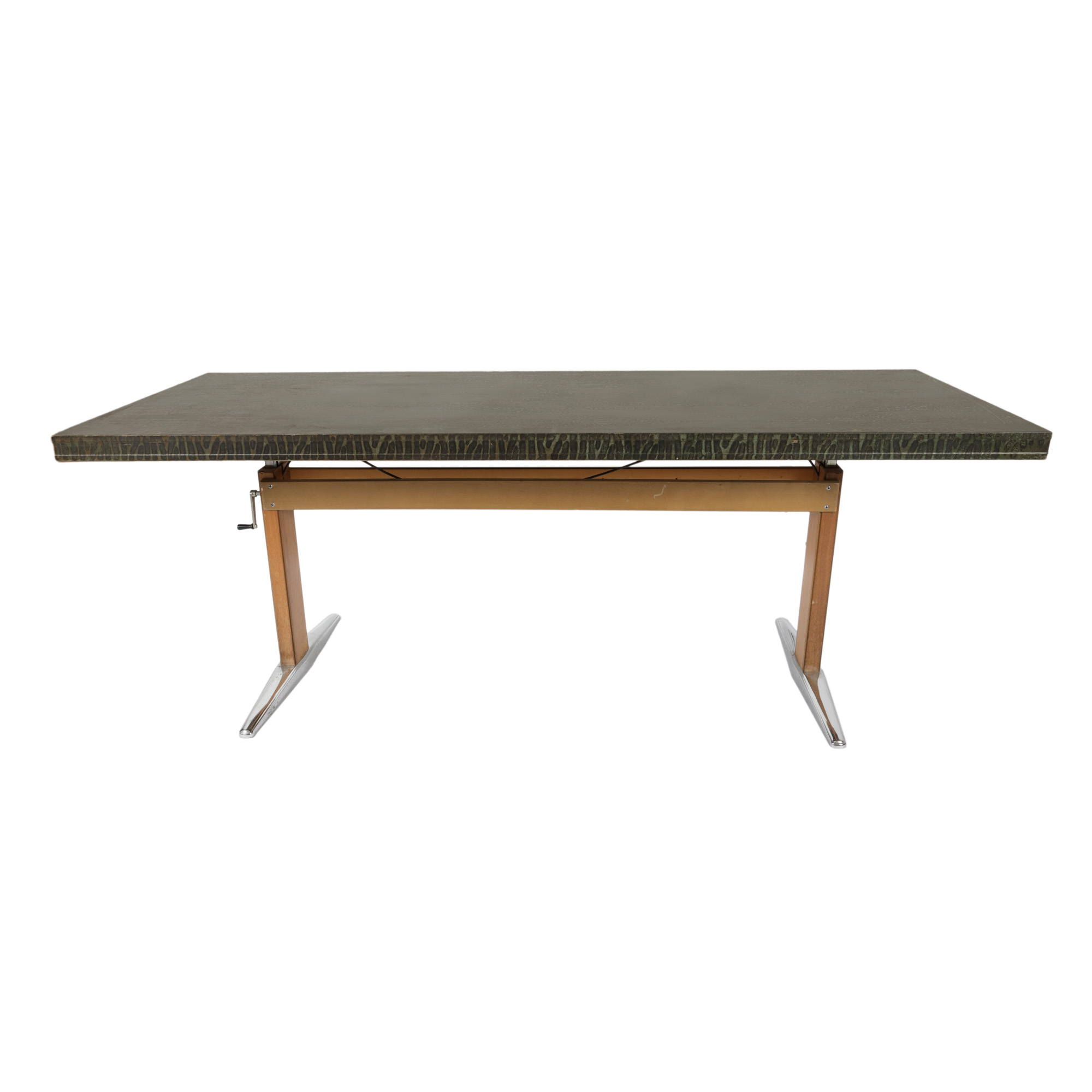 E.M.Ü. Table, Made from Rosewood, with Adjustable Height