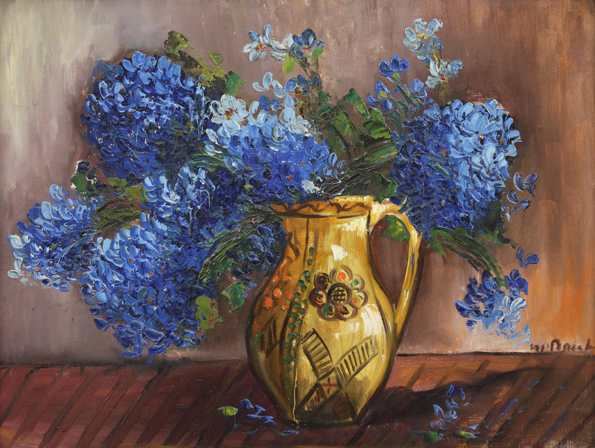 Jar with Cornflowers