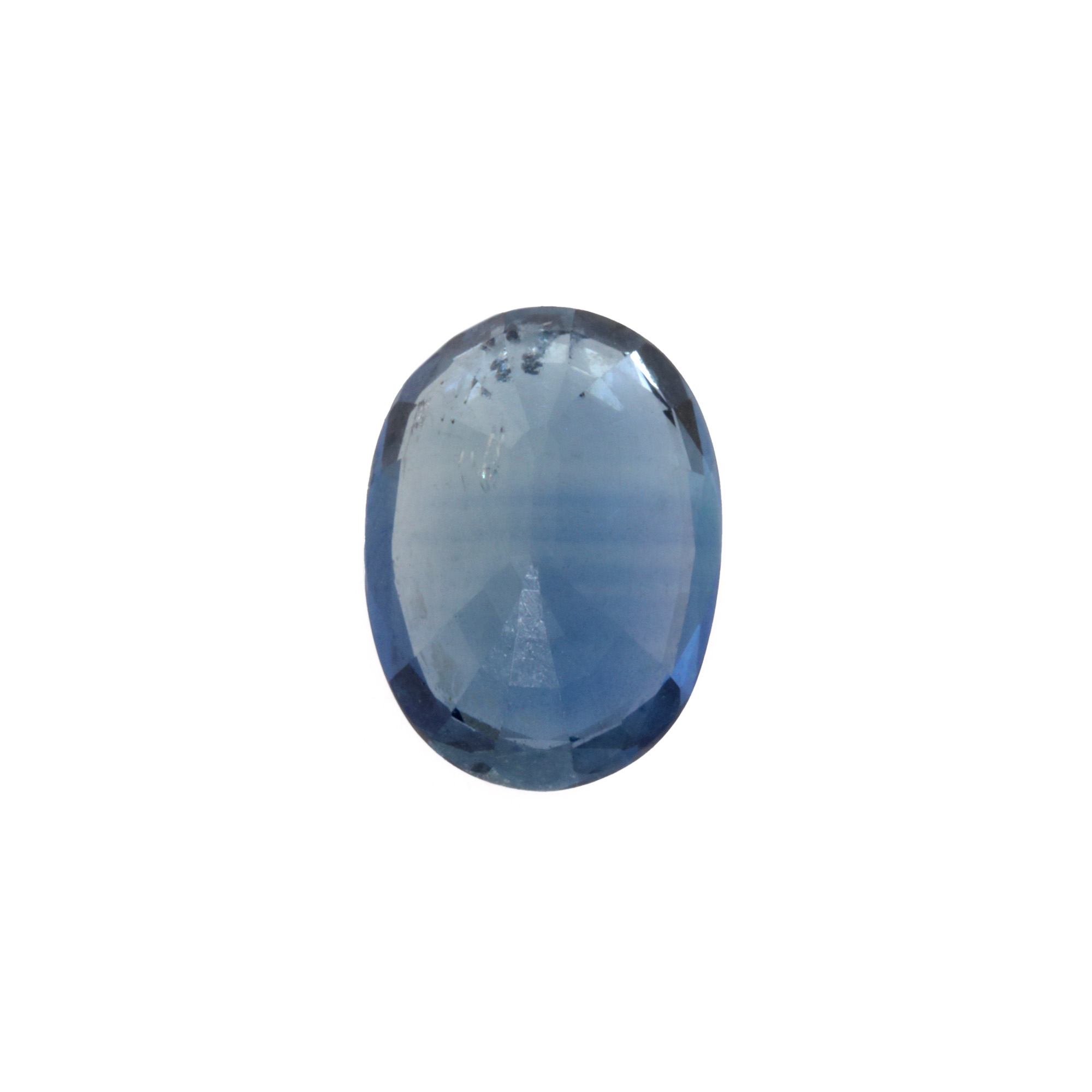 Safir oval fațetat de culoare albastră, 2.84 ct., însoțit de certificat gemologic GIA