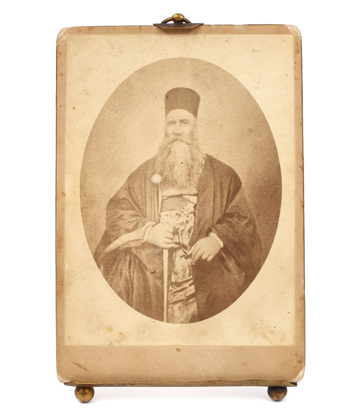 Photograph of the hajduk Popa Șapcă from Oltenia, one of the leaders of the revolution of 1848