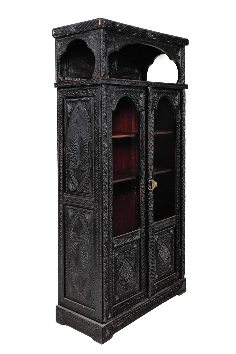Showcase decorated in the Neo-Romanian style, early 20th century