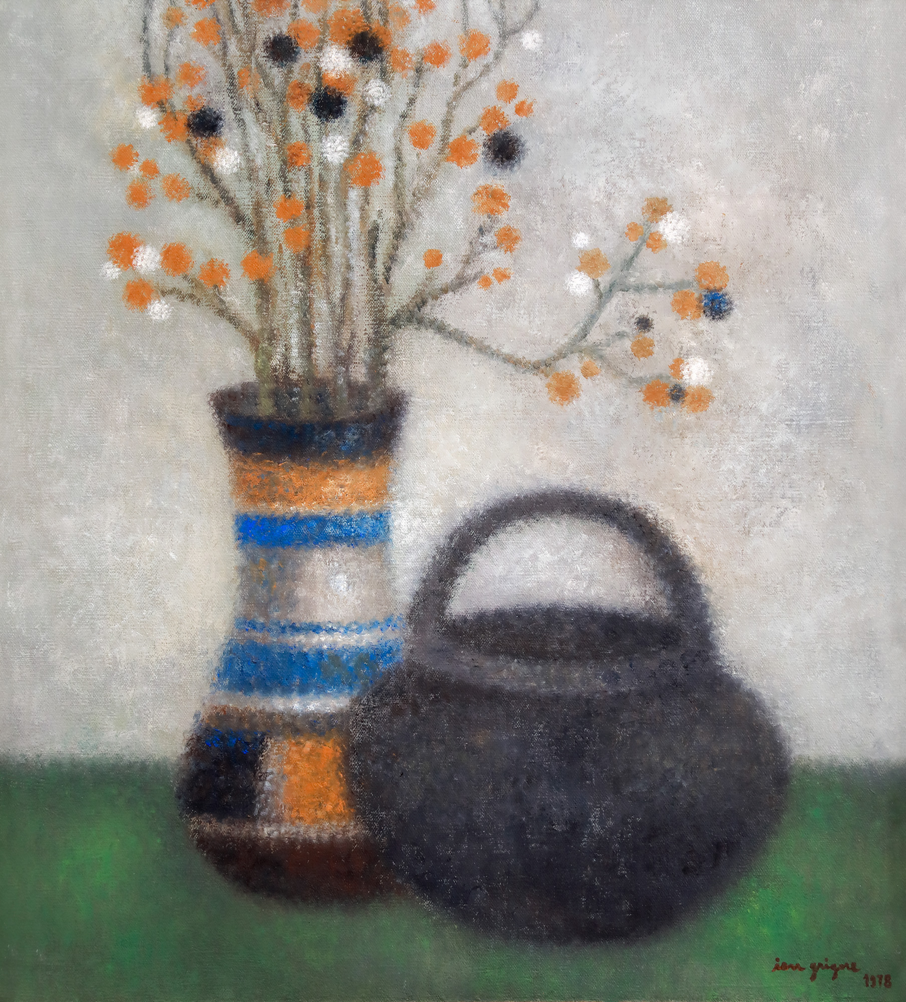 Pitcher with Wild Flowers