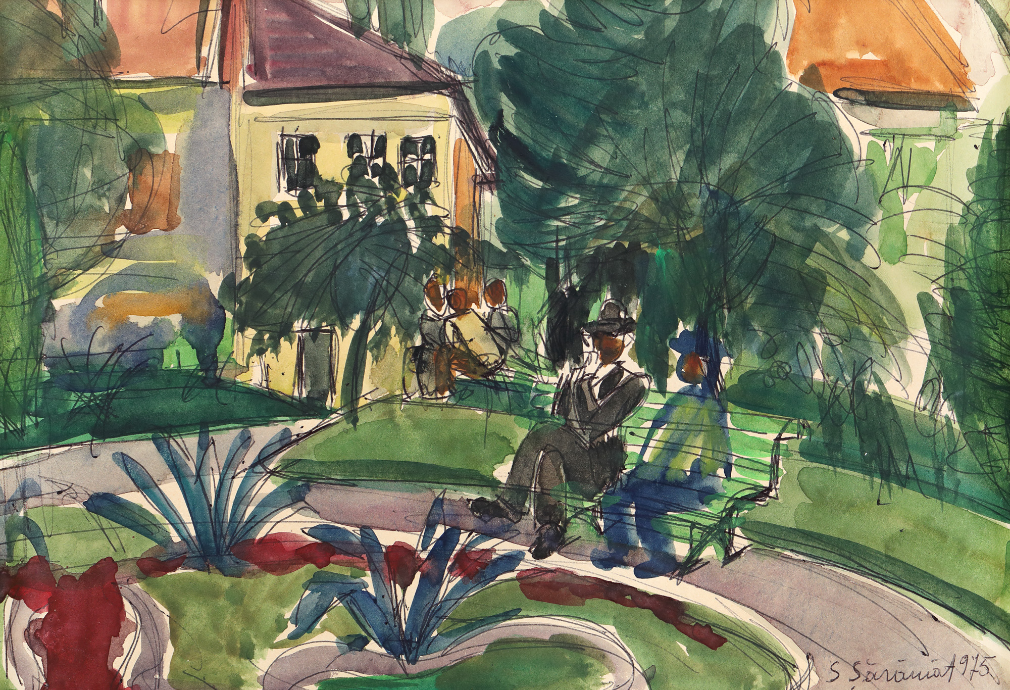 In the park