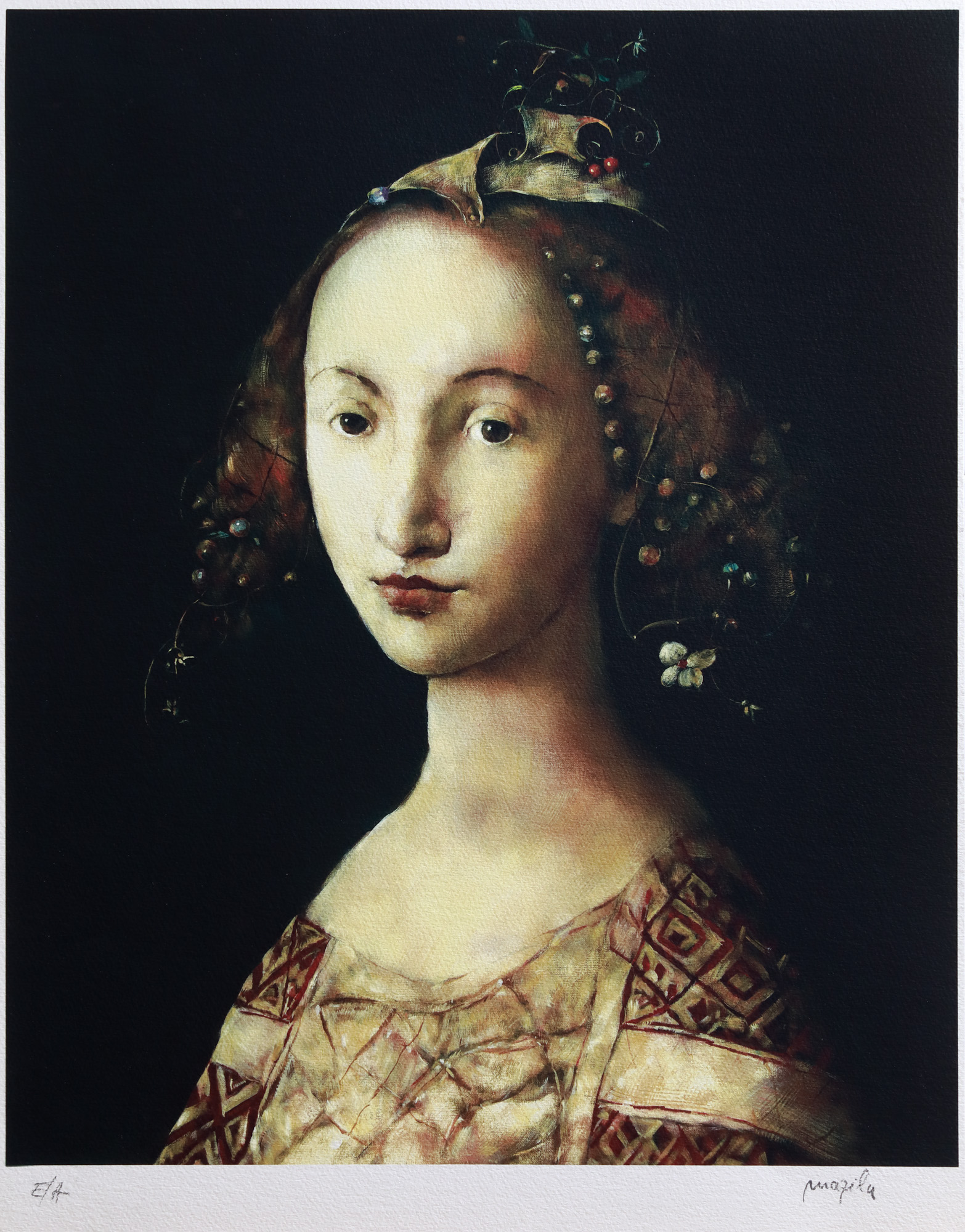La femme avec la blouse roumaine