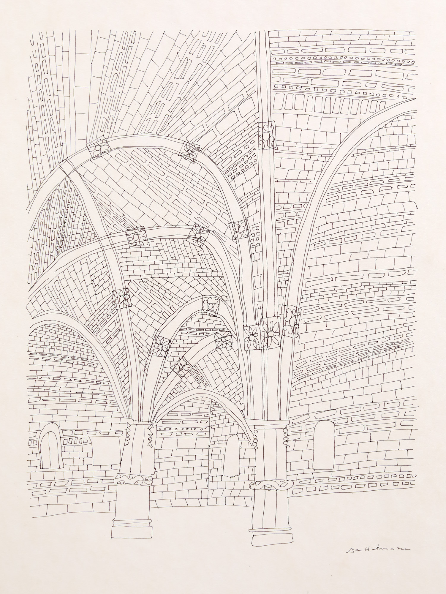 Interior of the Gothic Room (Cetățuia)