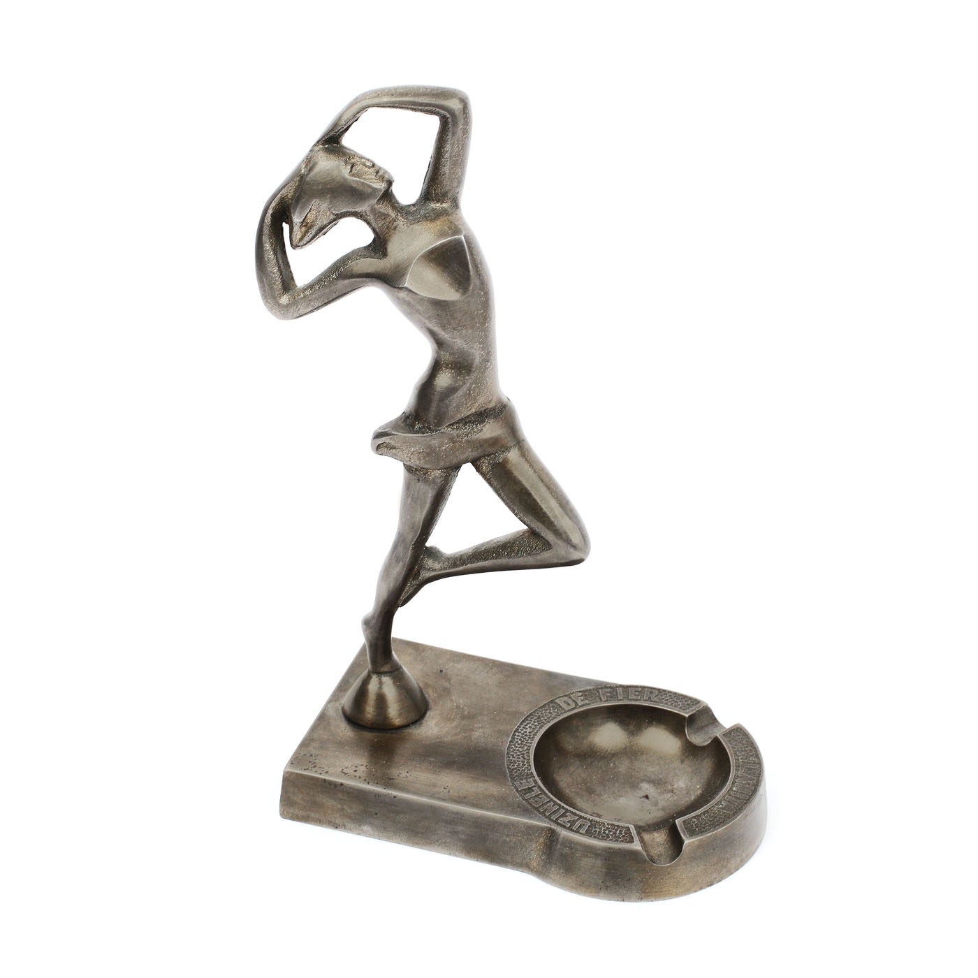 Art Deco ashtray, promotional object for Vlăhița Iron Works, the 1930s