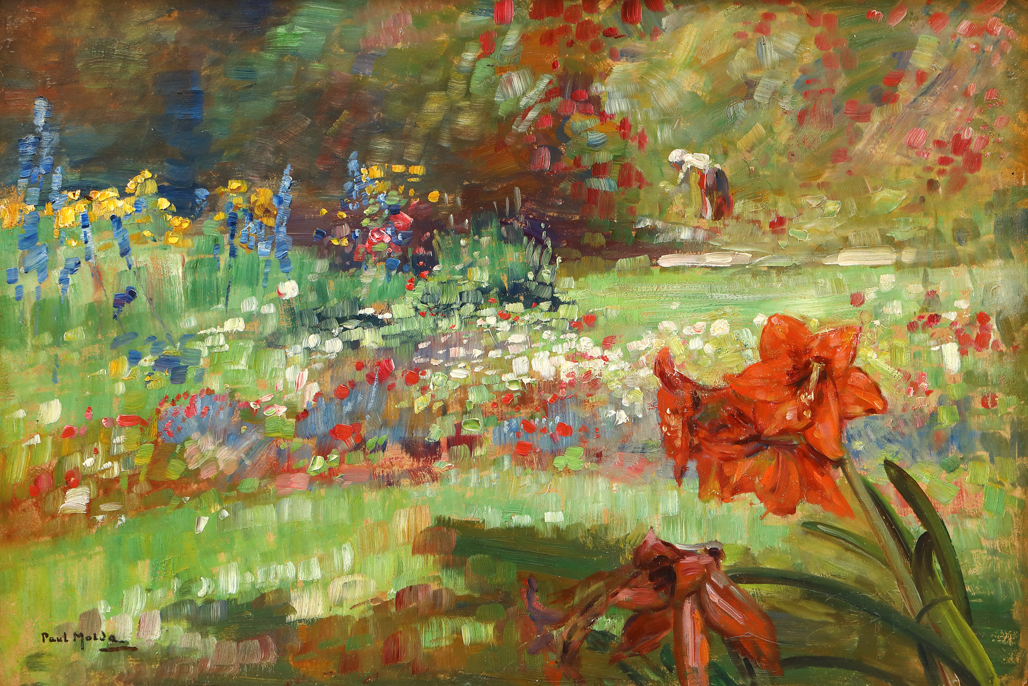 Peasant Girl in the Garden