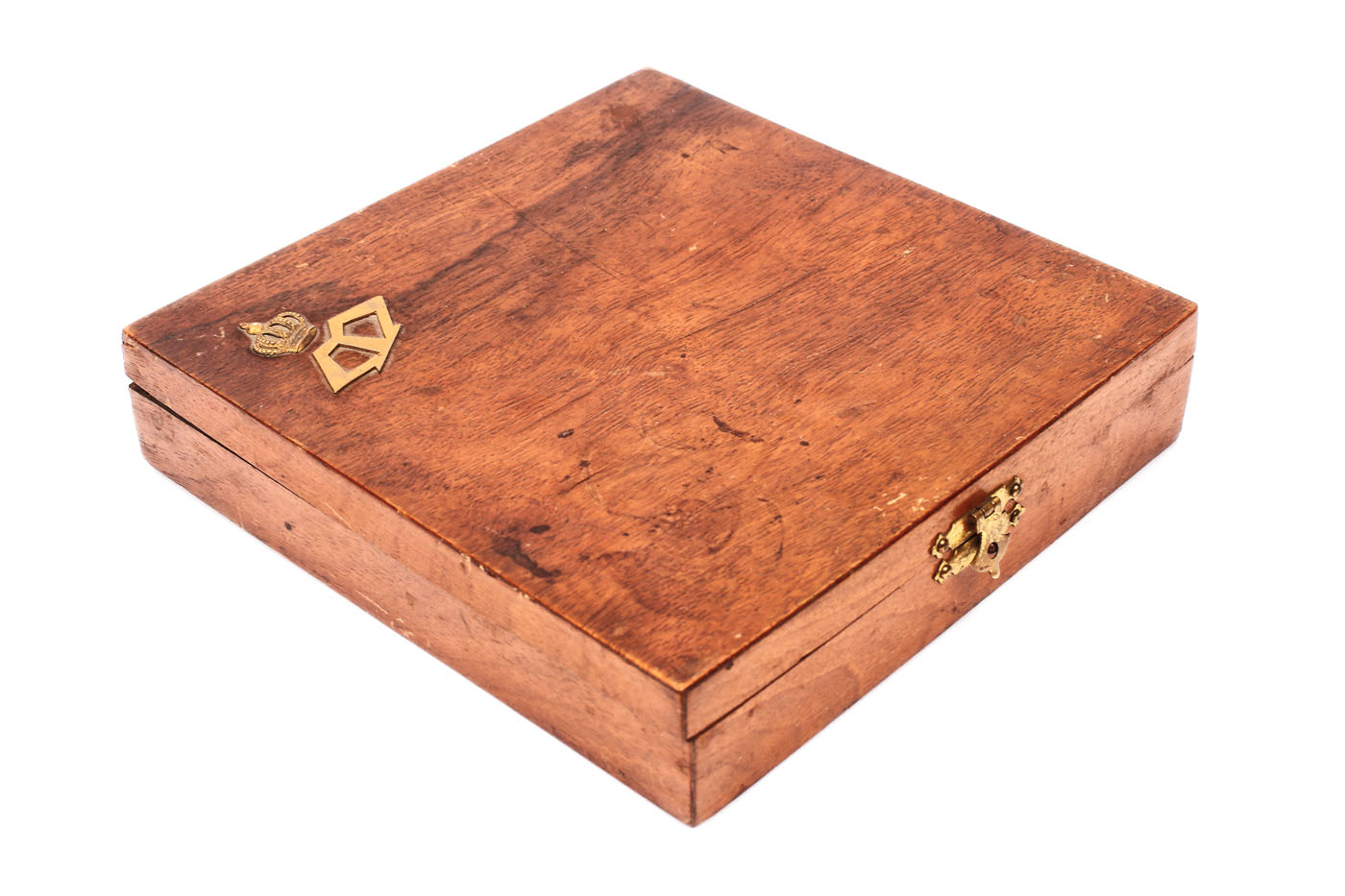 Cutie de bomboane cu cifrul Reginei Maria, Bomboneria Palatului, București, cca. 1920, piesă rară, de colecție