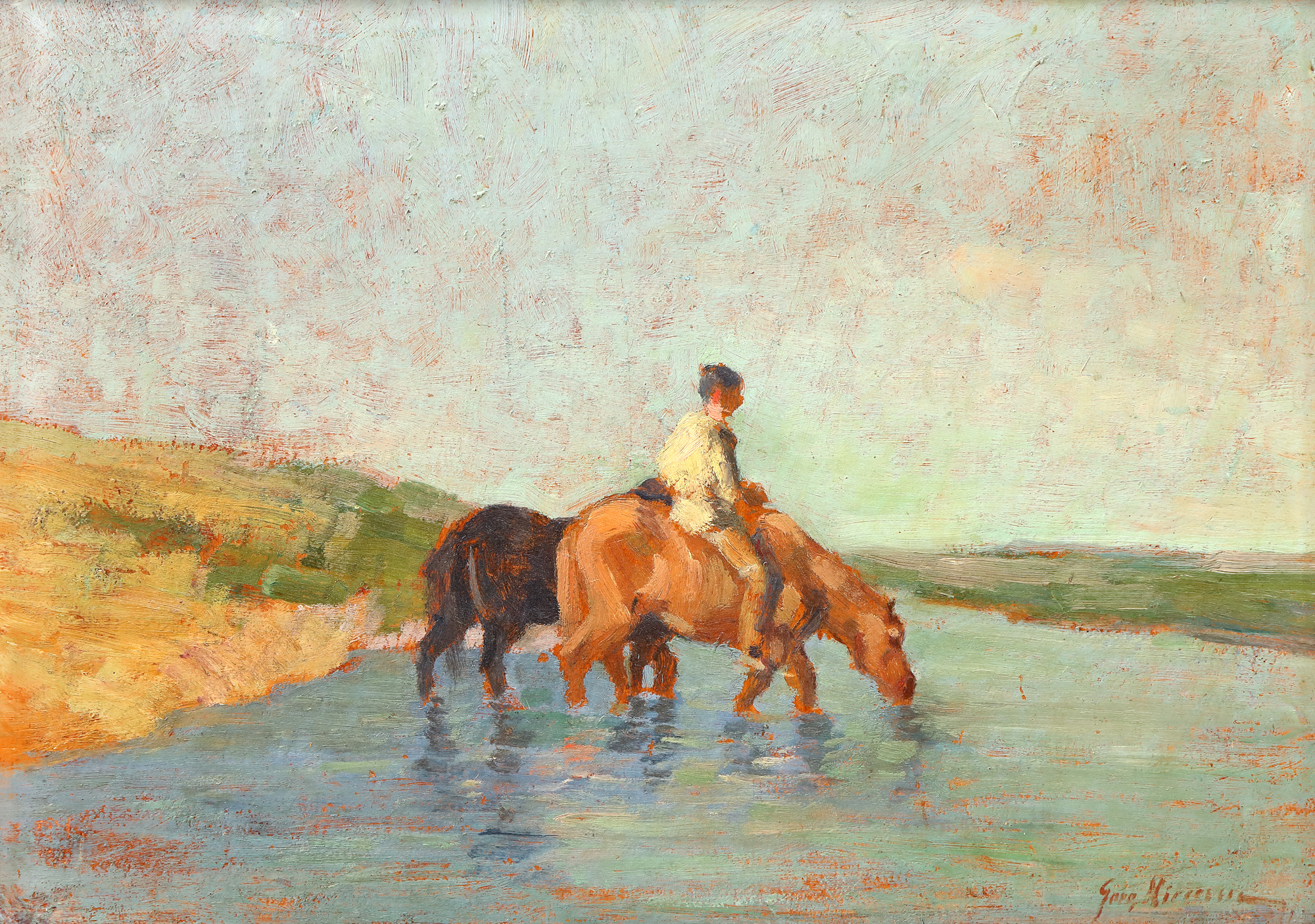 La râu