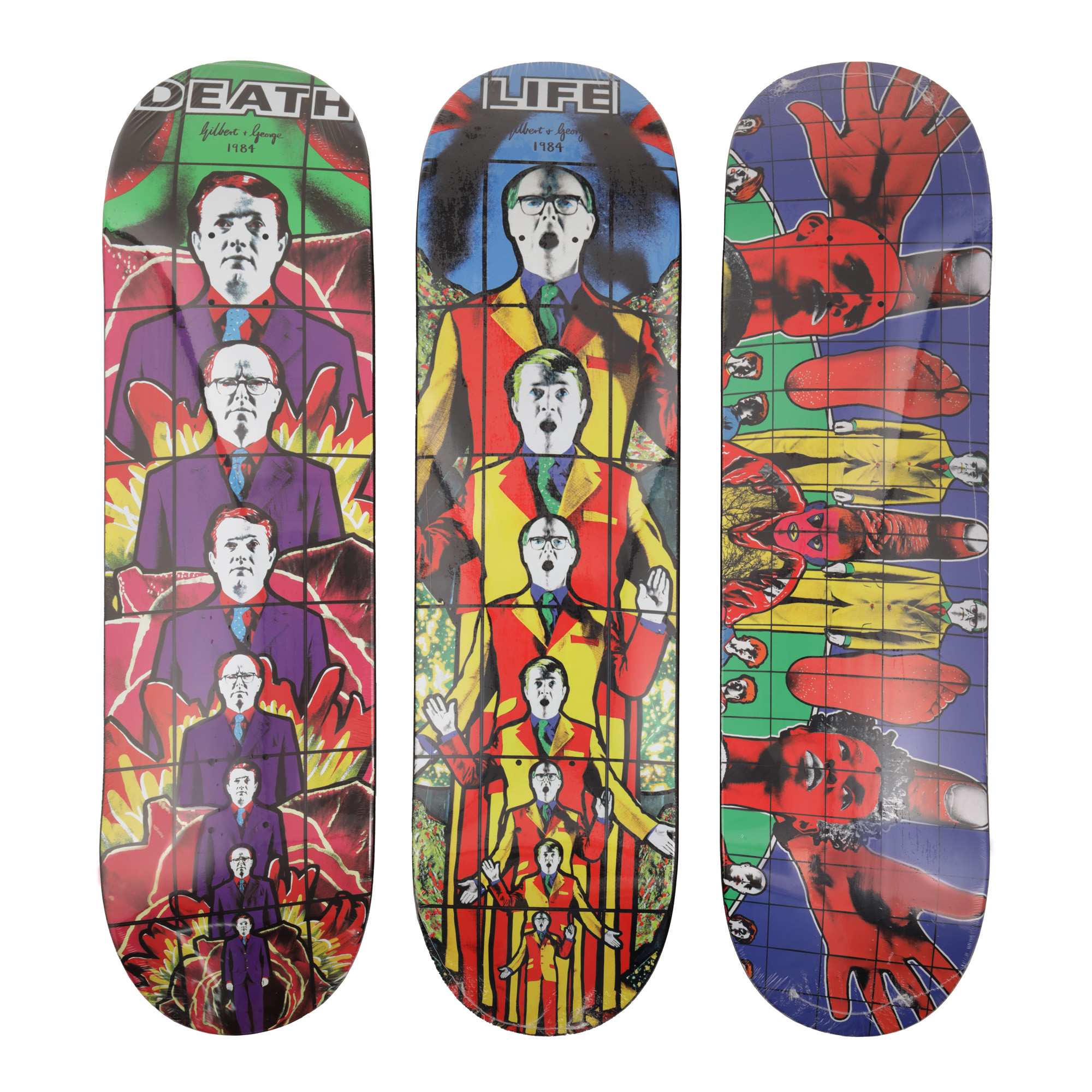 Supreme x Gilbert & George Skate Deck Set