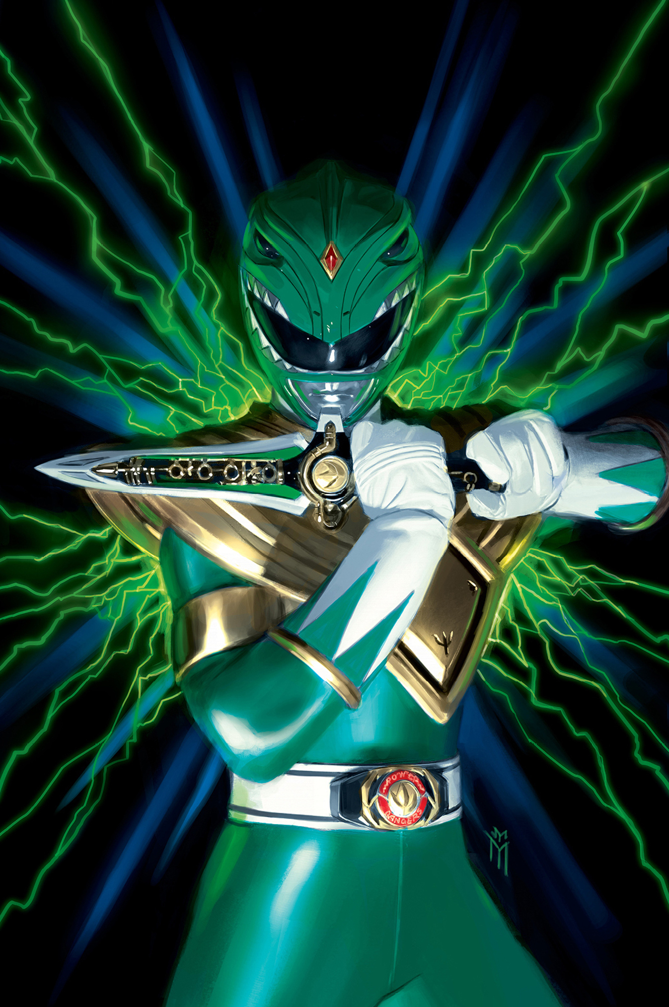 Power Rangers, revistă de benzi desenate, în ediție limitată, de colecție (MMPR 30th Annv Special 01 Cvr H 10 Copy Incv), 2023