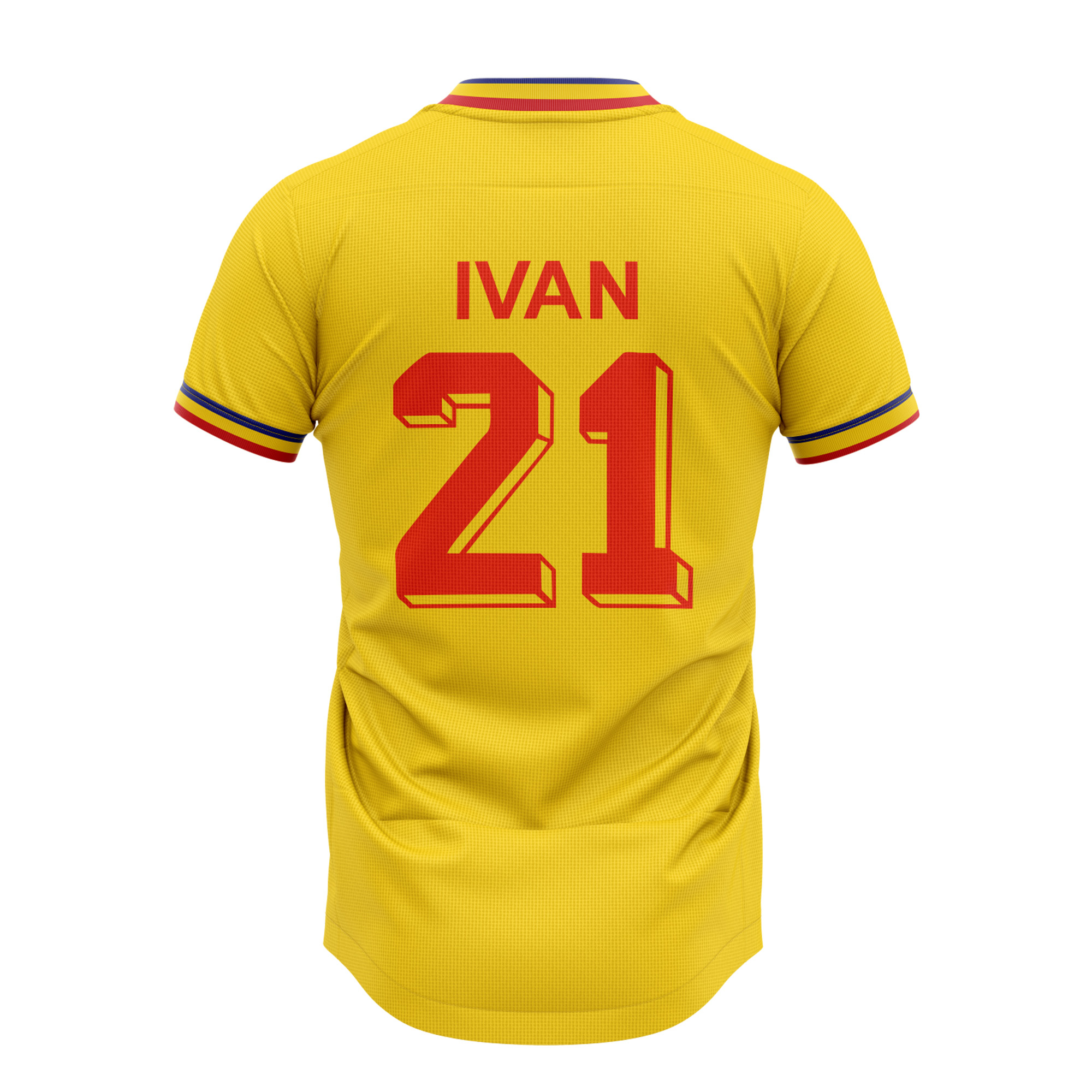 Marian Ivan's (21) autographed game jersey, the last match of the "Golden Generation", May 25, 2024