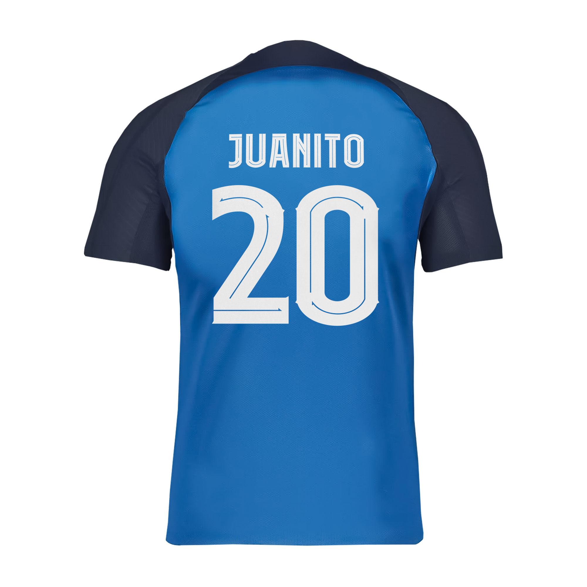 Juanito Gutiérrez's (20) autographed game shirt, last match of the "Golden Generation", May 25, 2024