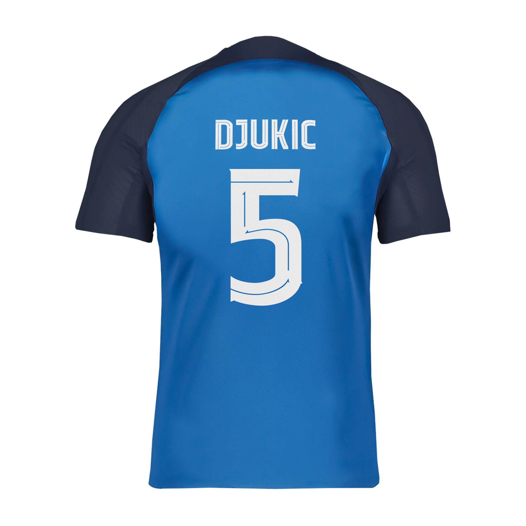 Miroslav Djukic's (5) Game Jersey, Autographed, Last Match of the "Golden Generation", May 25, 2024