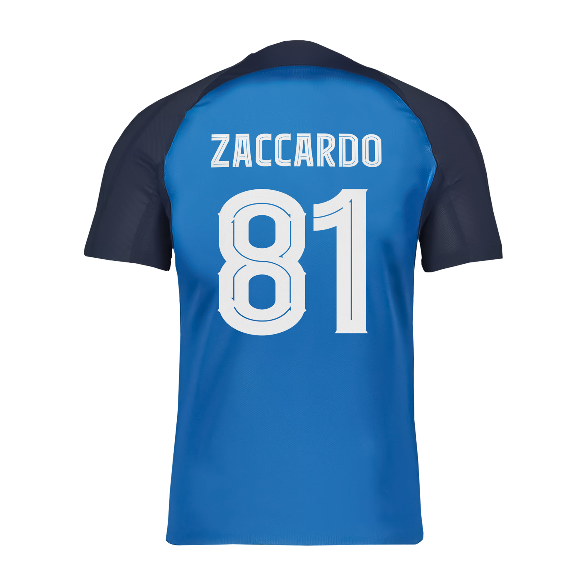 Christian Zaccardo's (81) signed game shirt, last match of the "Golden Generation", May 25, 2024