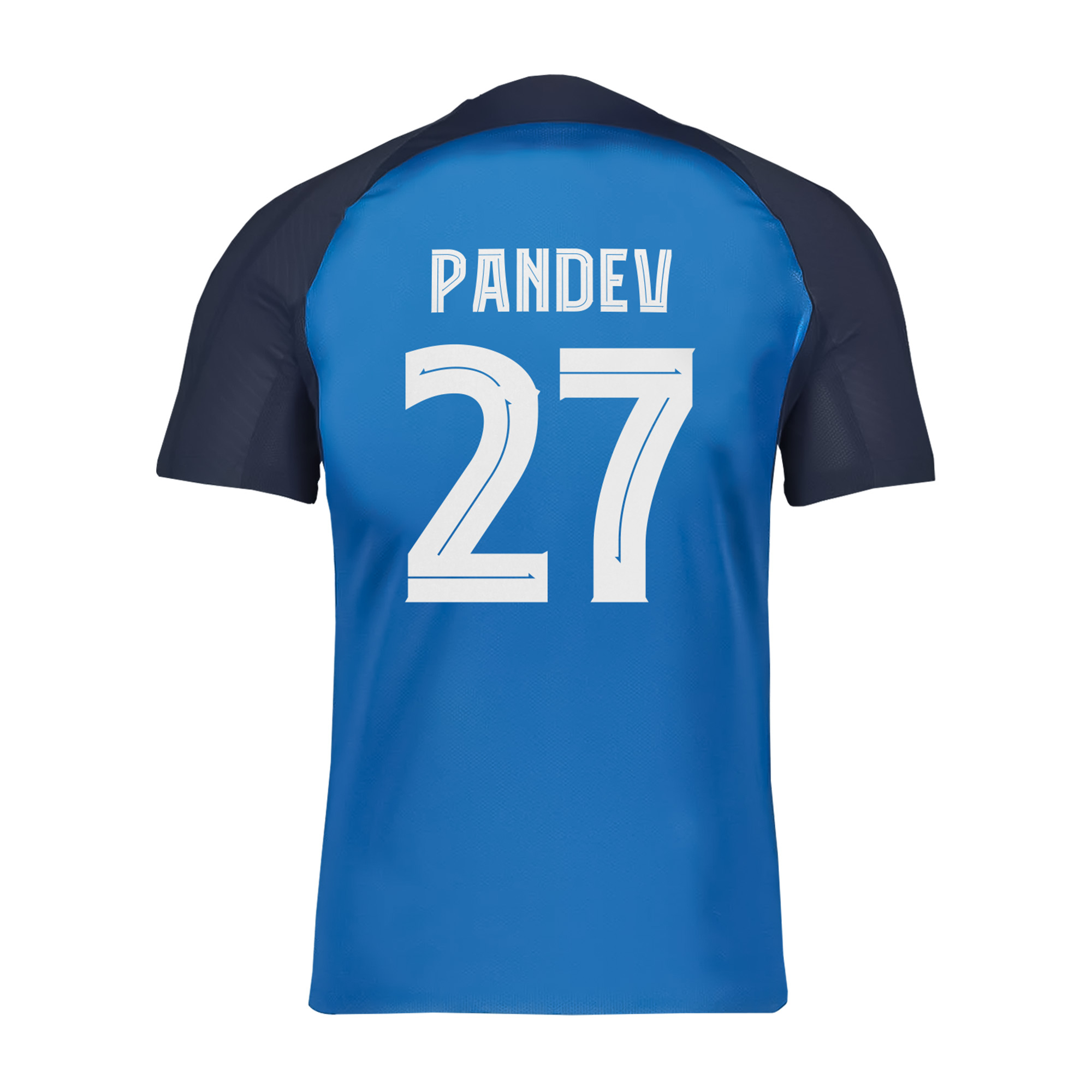 Tricoul de joc al lui Goran Pandev (27), semnat autograf, ultimul meci al "Generației de Aur", 25 mai 2024