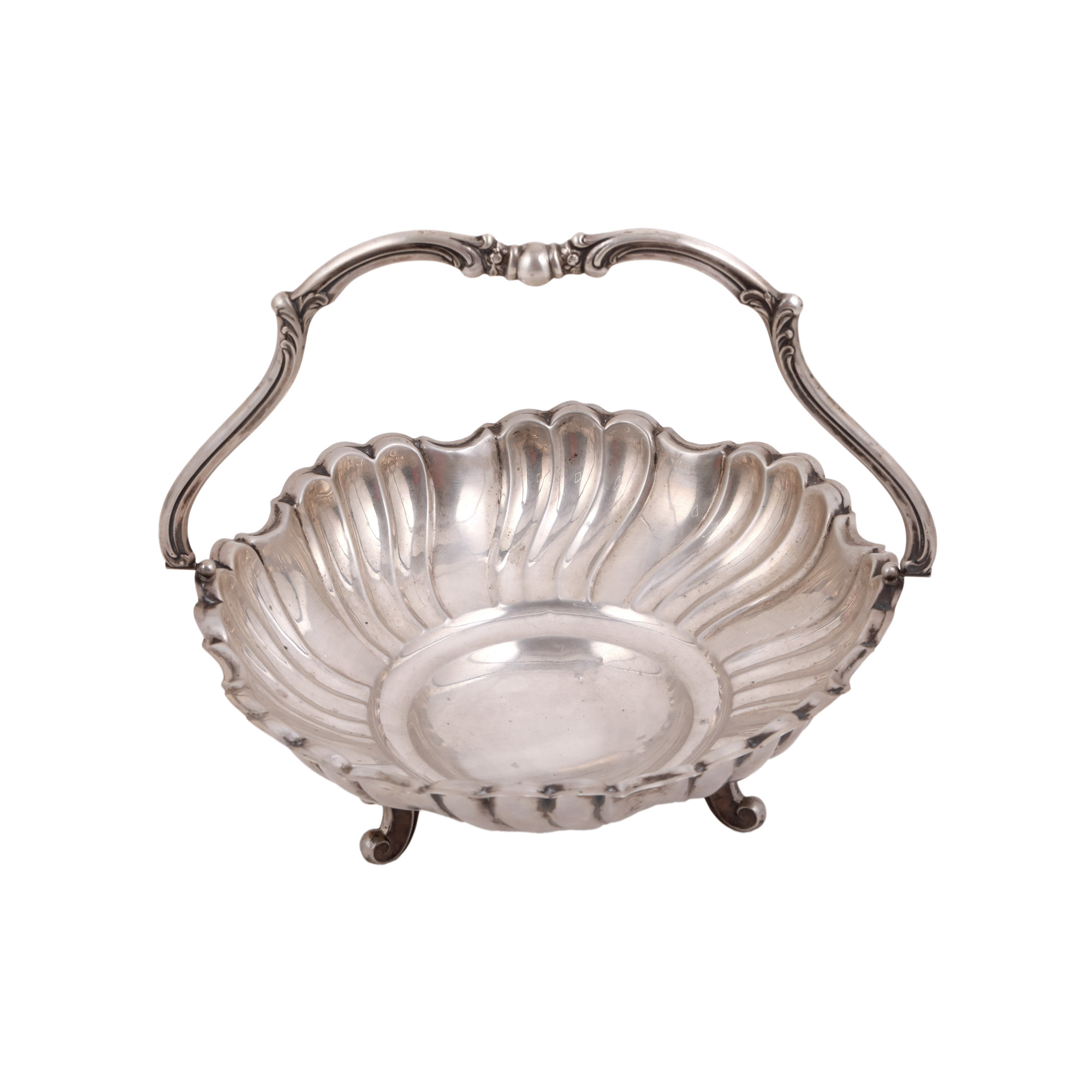 Silver Basket with Handle