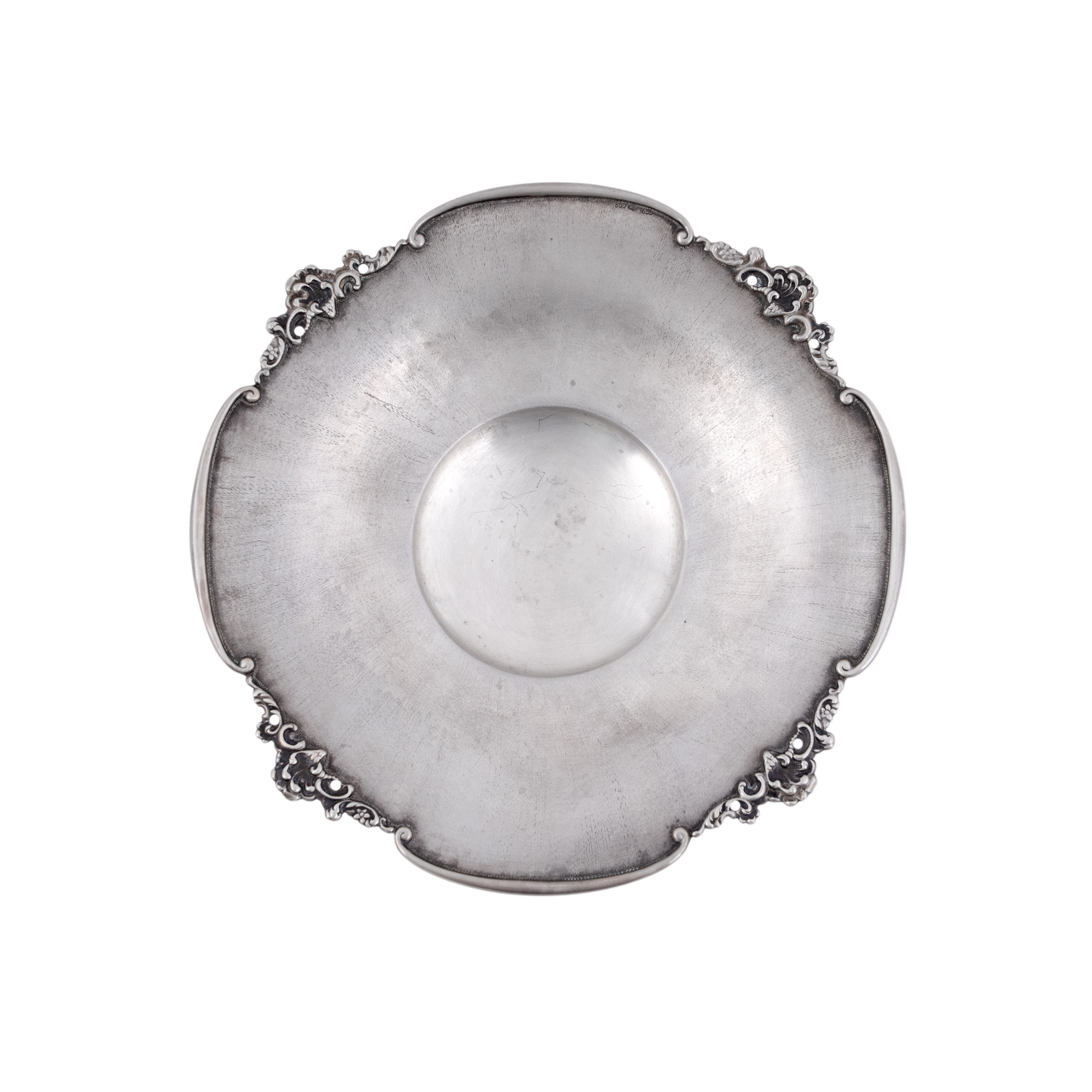Decorative Rococo Style Silver Plate, first half of the 20th century