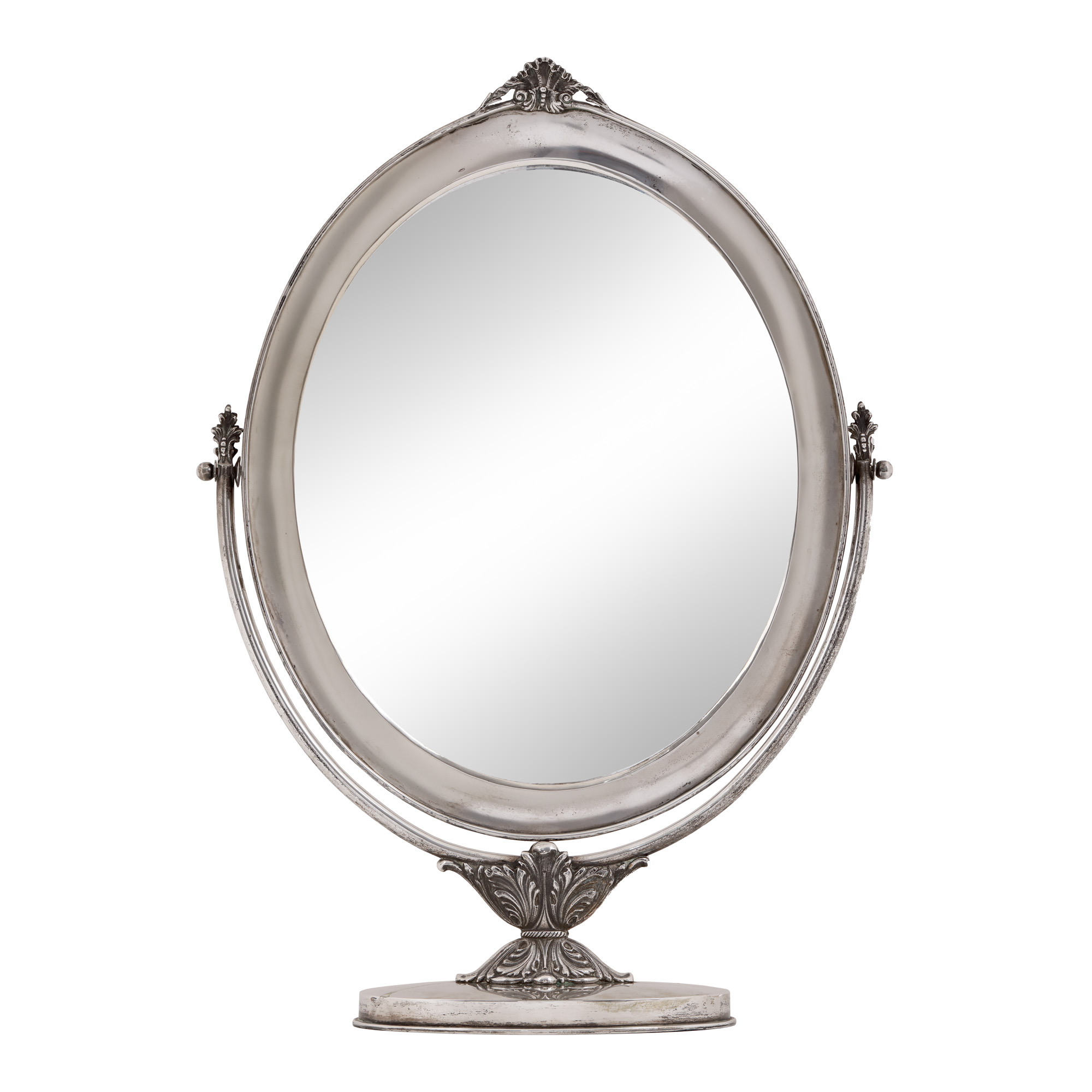 Silver Table Mirror