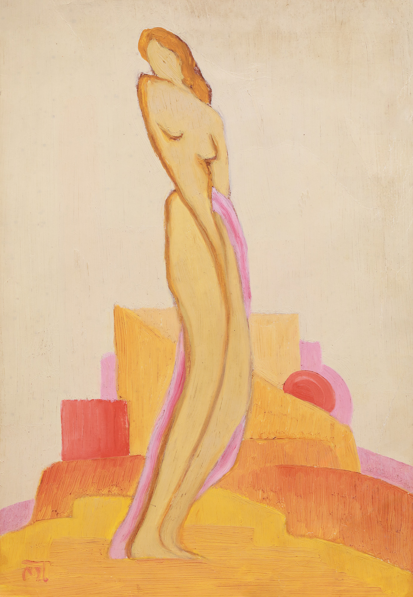 Nud drapat