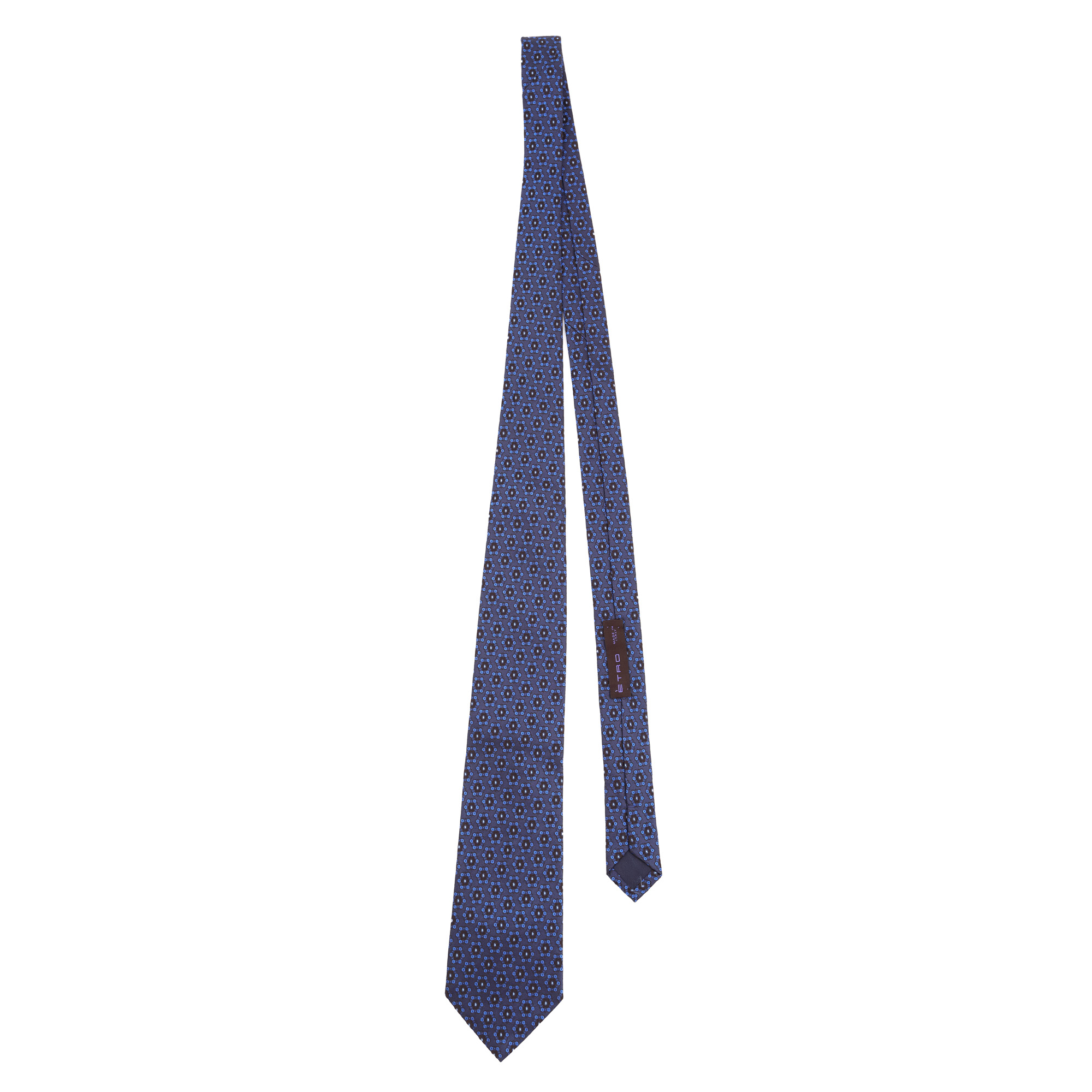 Etro Silk Tie, Decorated with Flowers