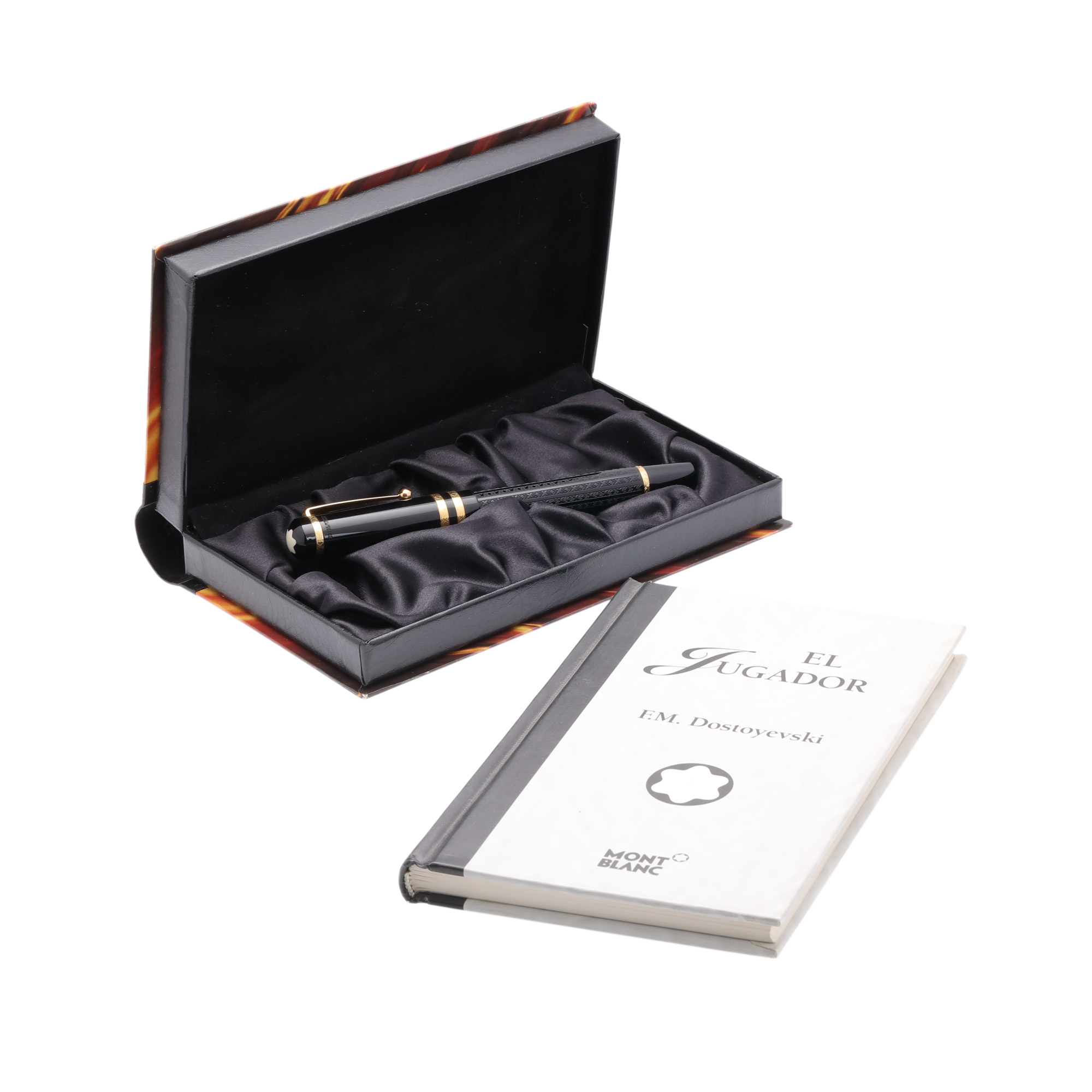 Stilou MontBlanc Meisterstuck, ediție limitată Feodor Dostoievski, însoțit de cutia originală și carte 