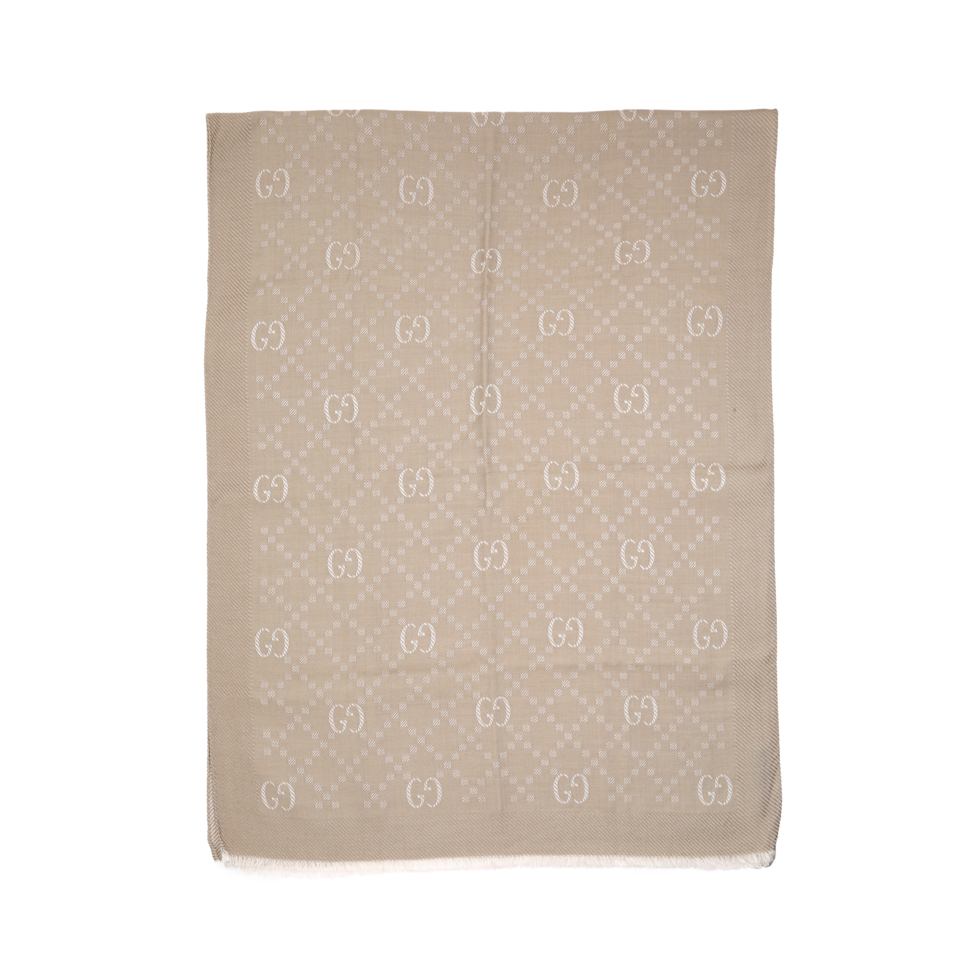 Gucci Scarf, made of wool and silk, accompanied by Dust Bag