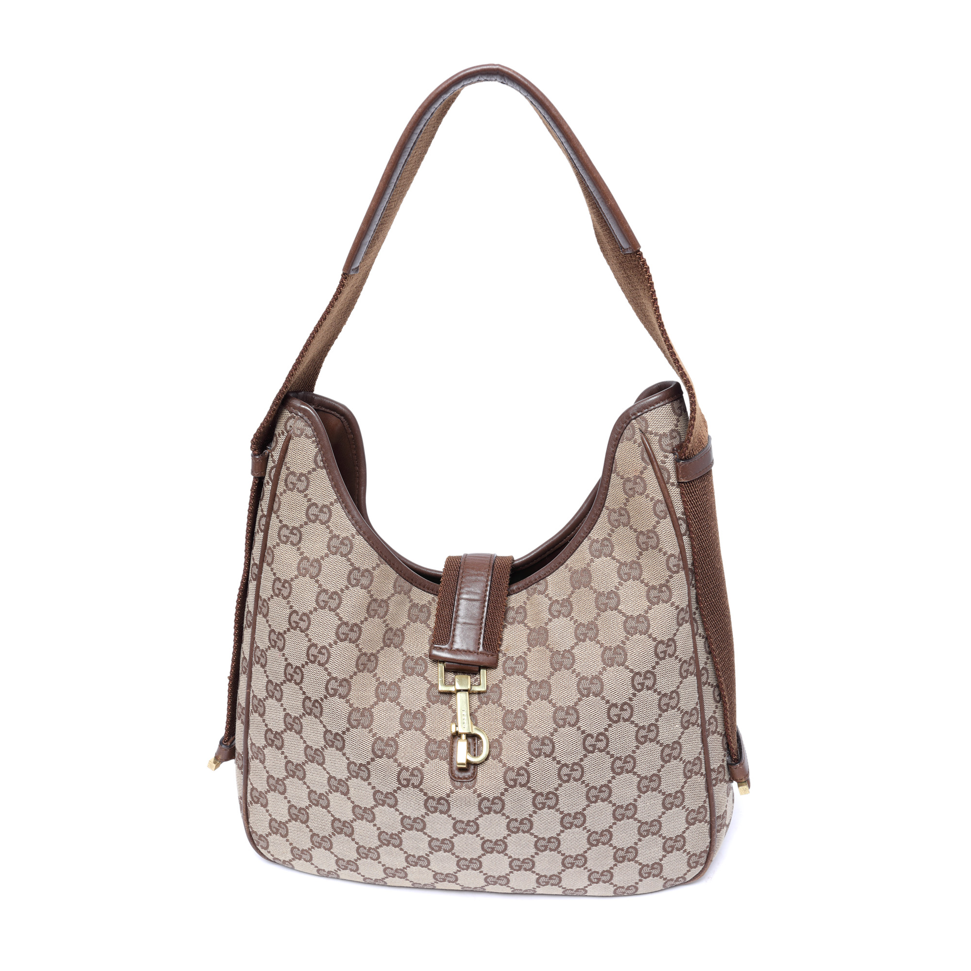 Geantă Gucci, model Monogram Jackie O Hobo 