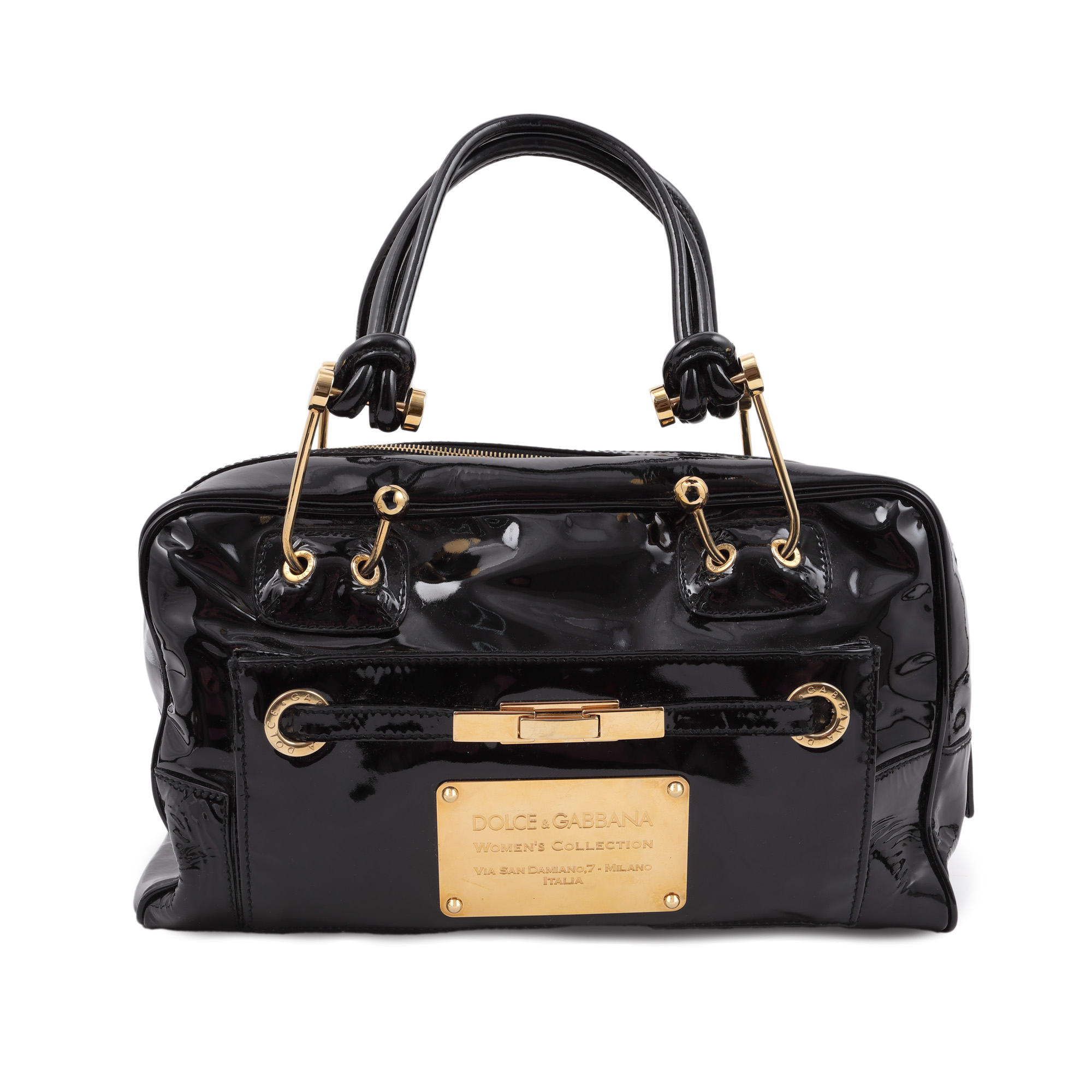 Geantă Dolce & Gabbana din piele lăcuită