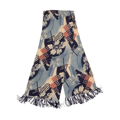 Ralph Lauren Scarf, decorated with palm trees, from natural silk
