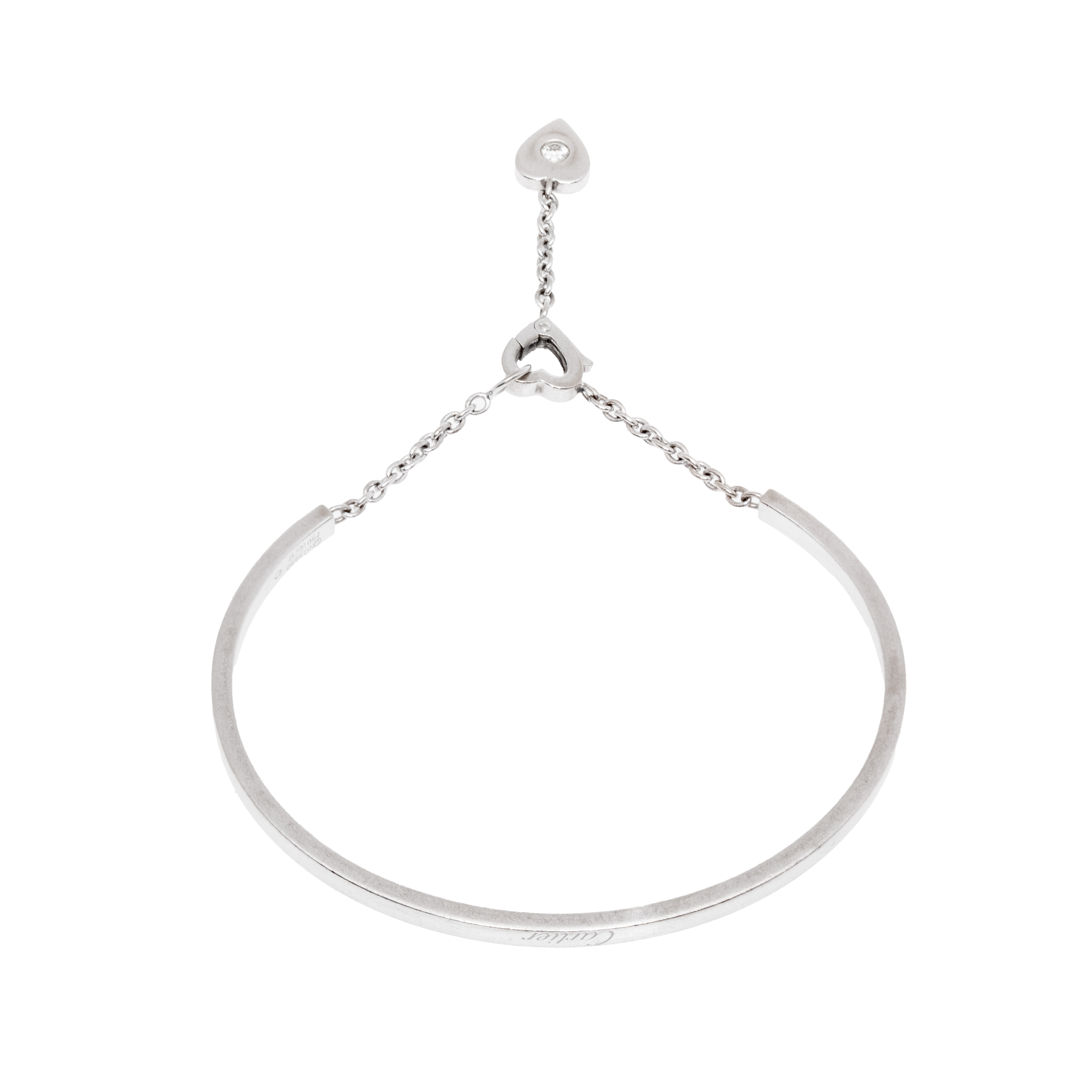 Fixed white gold bracelet, Cartier "Mon Amour"