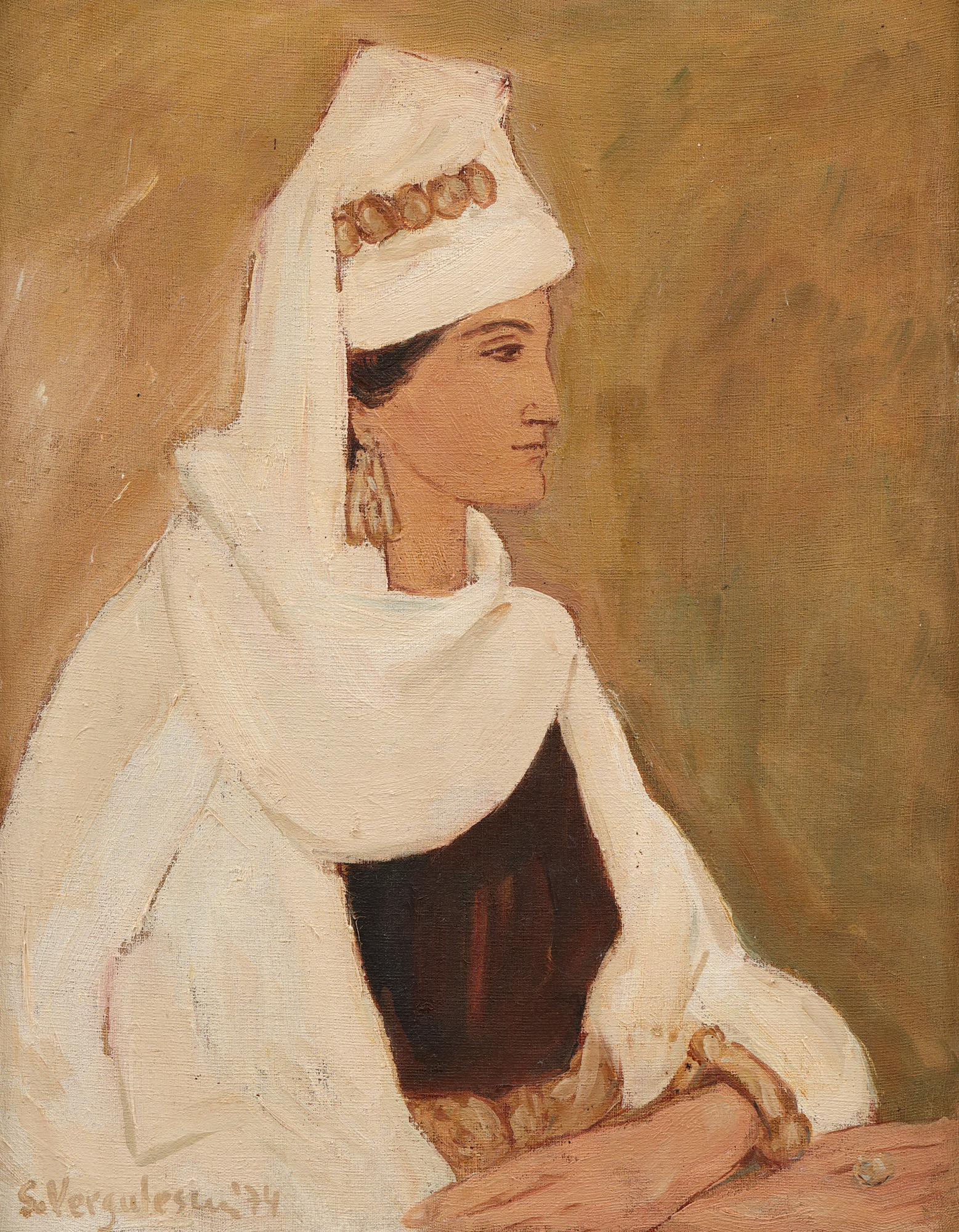 Gunka in Bojenți Costume (Bulgaria)