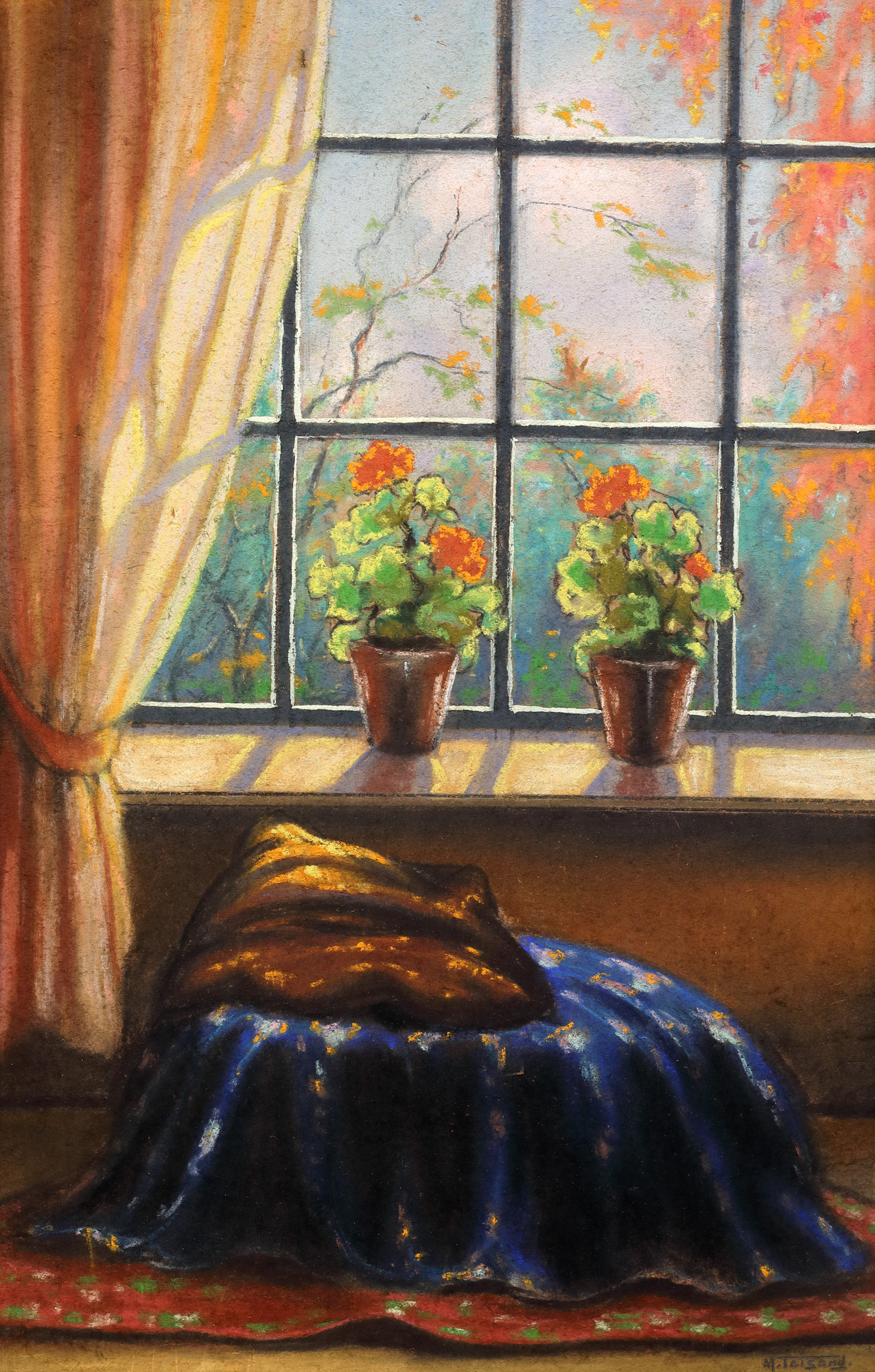 Geraniums on the Veranda