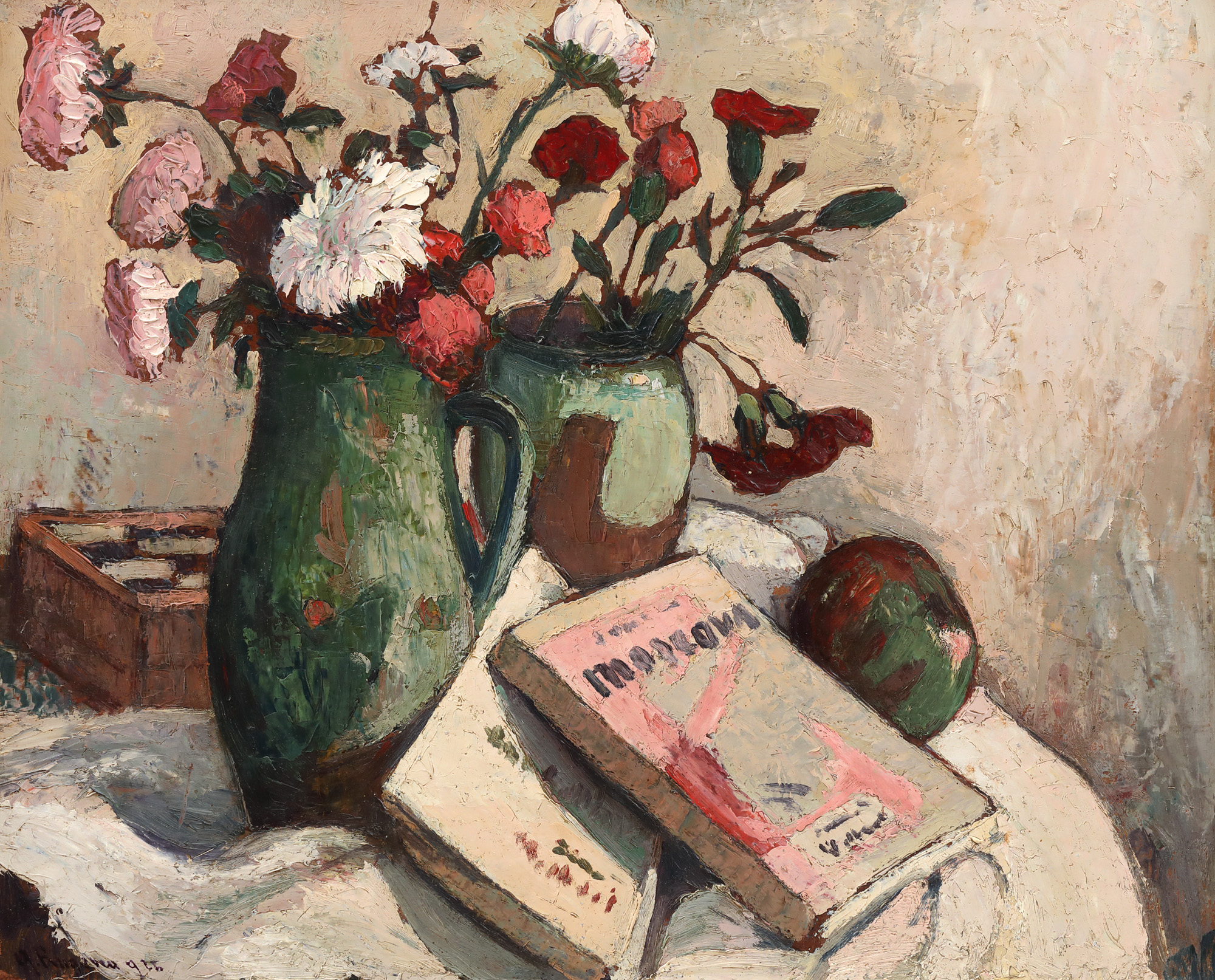 Still Life with Art Albums