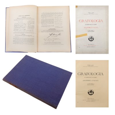 ”Grafologia și expertizele în scrieri”, de Henric Stahl, București, 1930