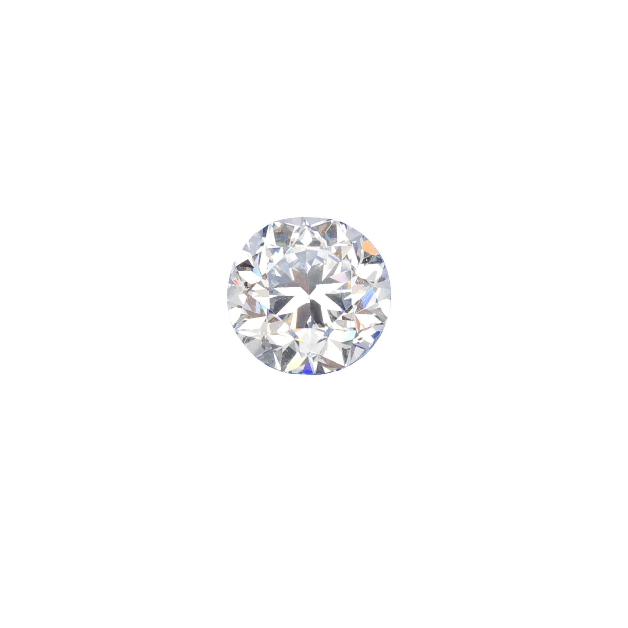 Round brilliant diamond, 1.00 ct., accompanied by GIA gemological certificate