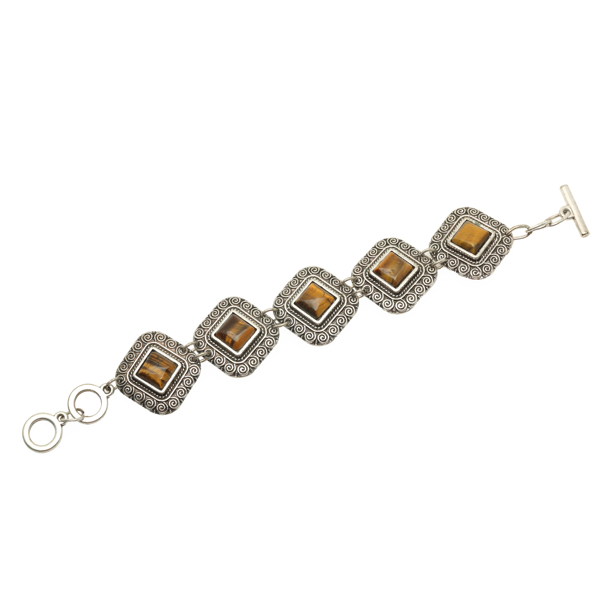 Bracelet decorated with tiger's eye, belonged to Maria Tănase, comes from the family collection