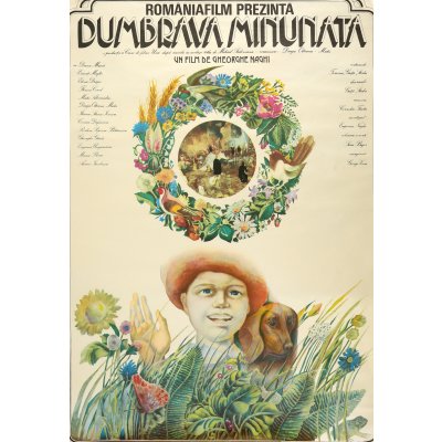 Afiș al uneia dintre marile ecranizări ale copilăriei anilor 1980 - "Dumbrava minunată"