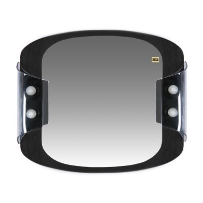 Oglindă Veca din sticlă, cu lumini laterale, în stil Mid-Century Modern