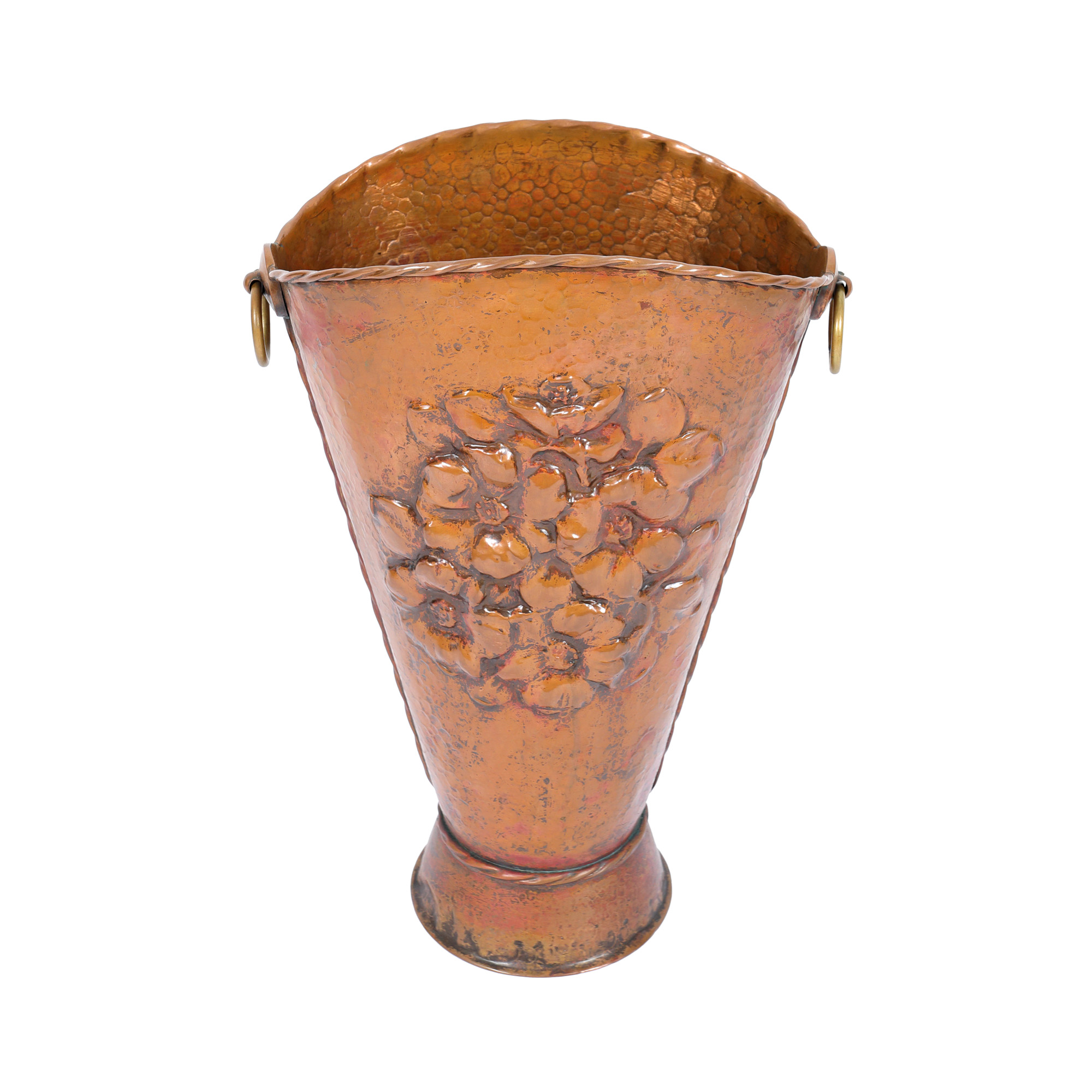 Art Nouveau Stand, for Umbrellas, made of Copper, cca. 1910-1920