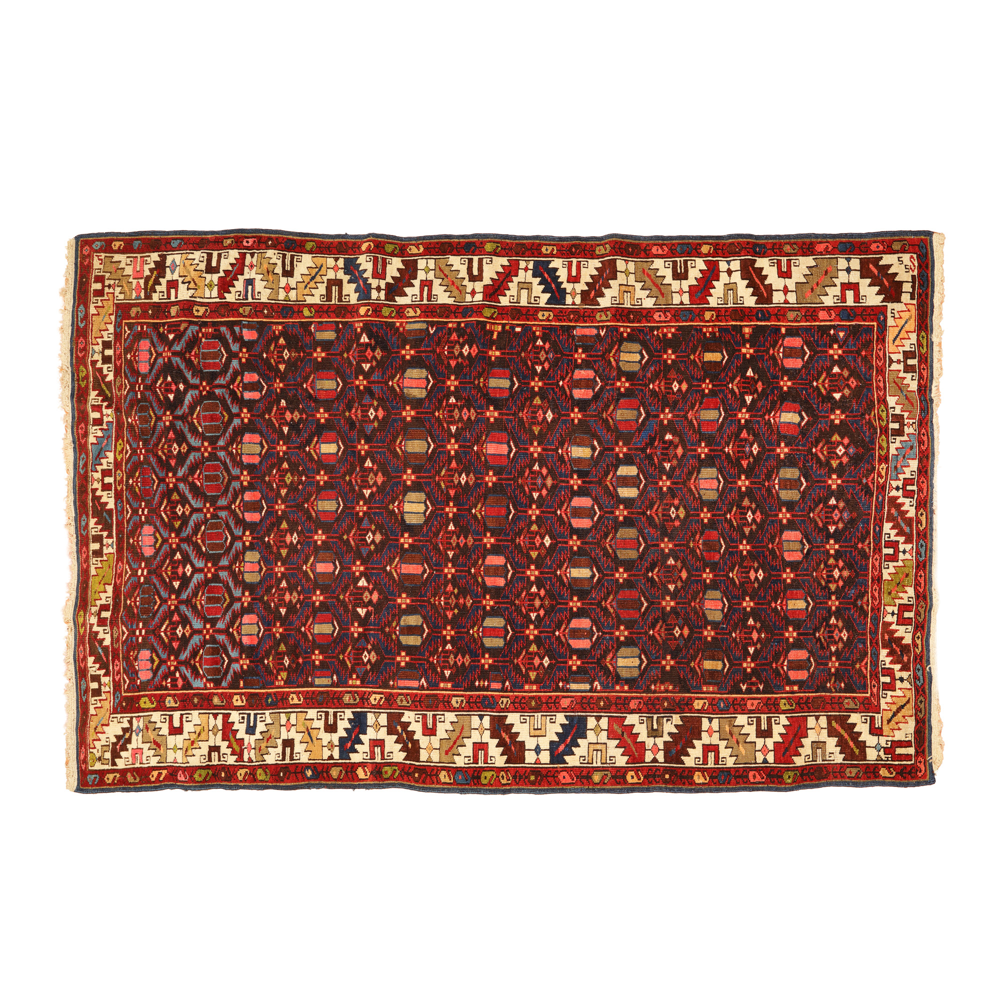 Kuba Wool Carpet, circa 1900