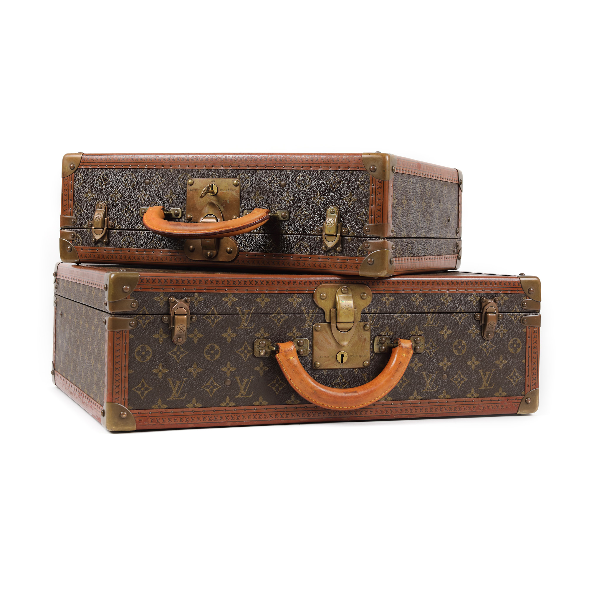Pereche de valize Louis Vuitton, pentru voiaj