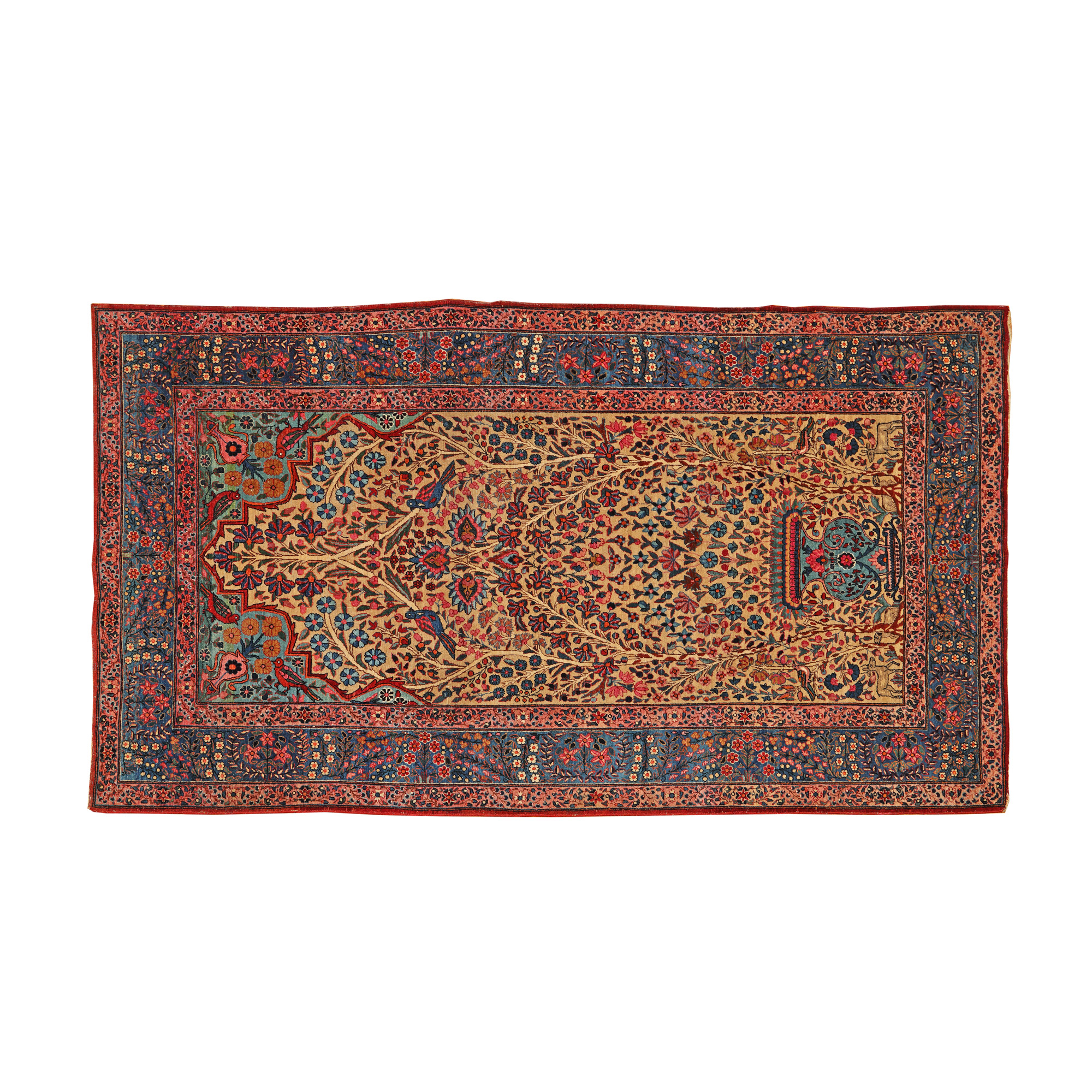Tehran Wool Carpet, Iran, circa 1900
