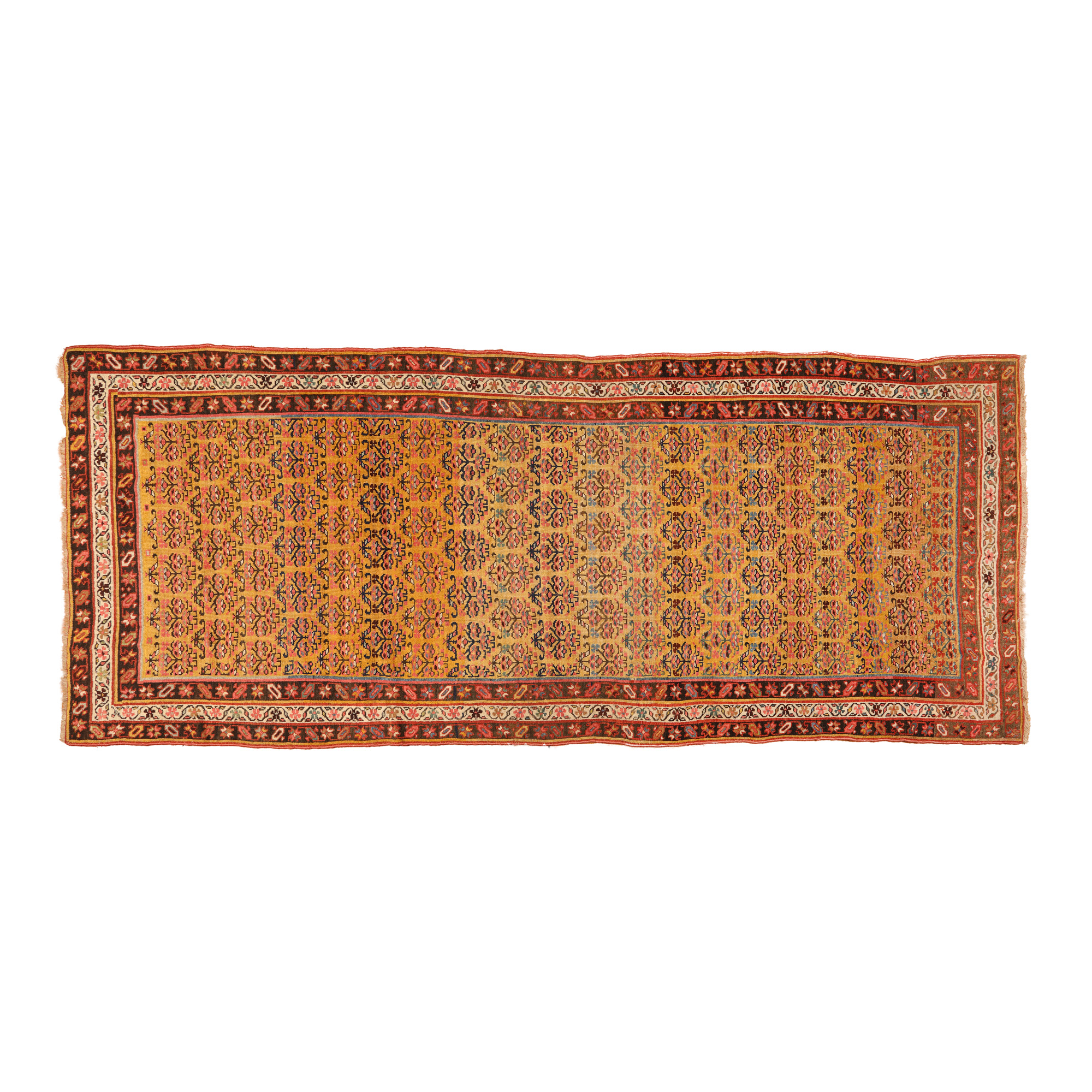 Covor Kurd din lână, model ”Shrub”, Iran, cca. 1900